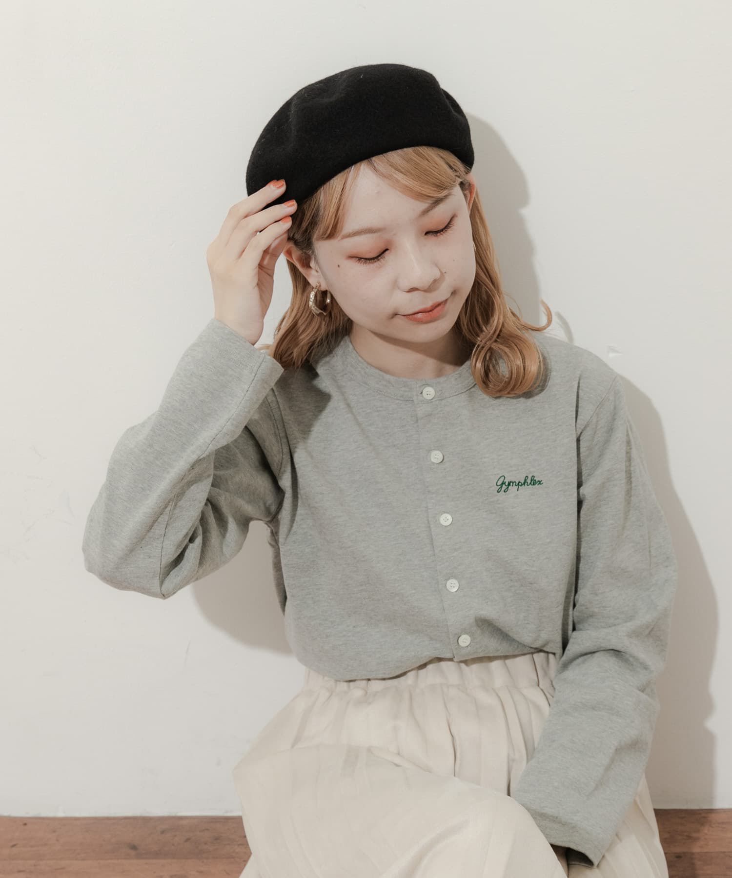 SMELLY「シンプルバスクベレー」|ハンチング・ベレー帽|