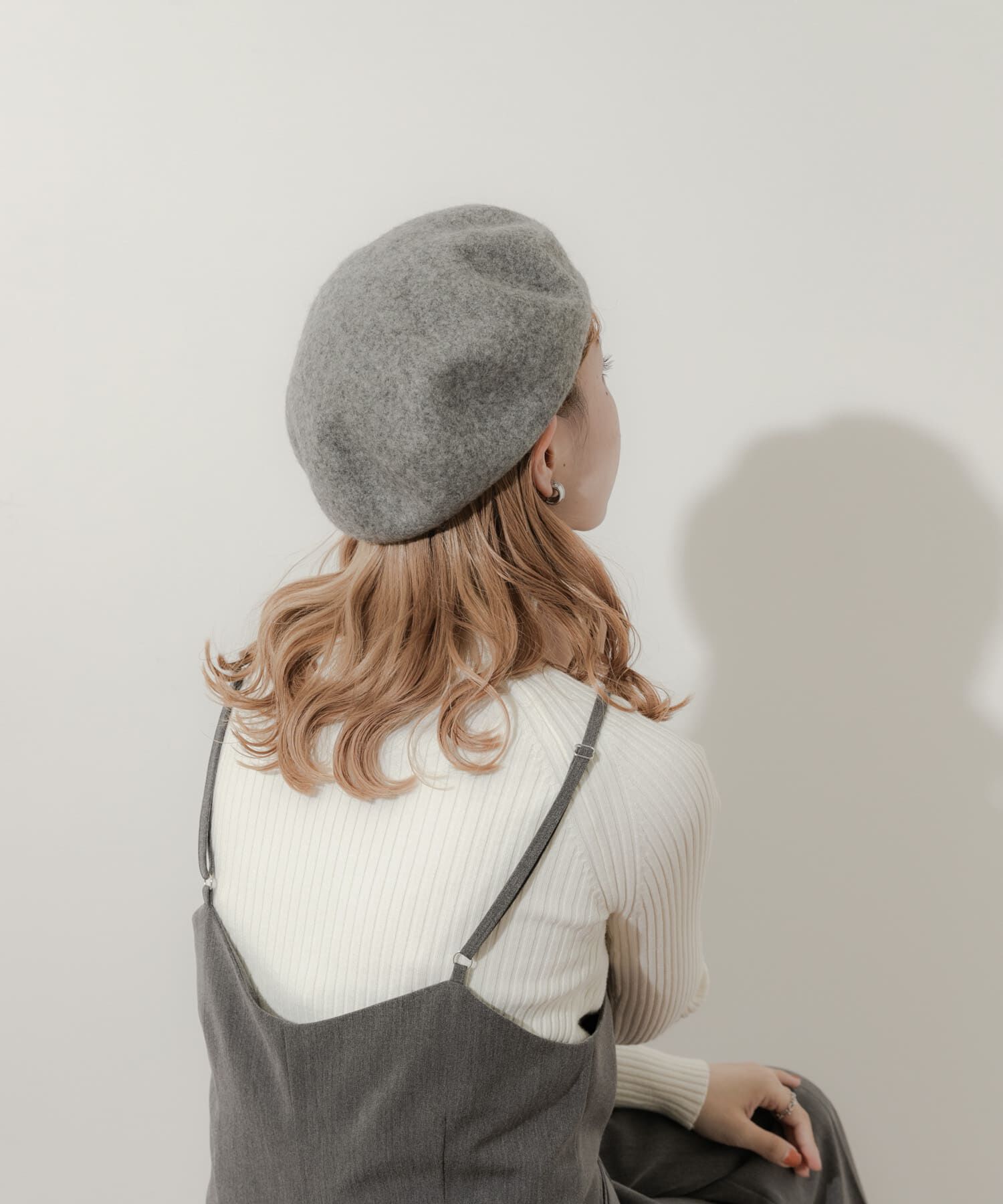 SMELLY「シンプルバスクベレー」|ハンチング・ベレー帽|