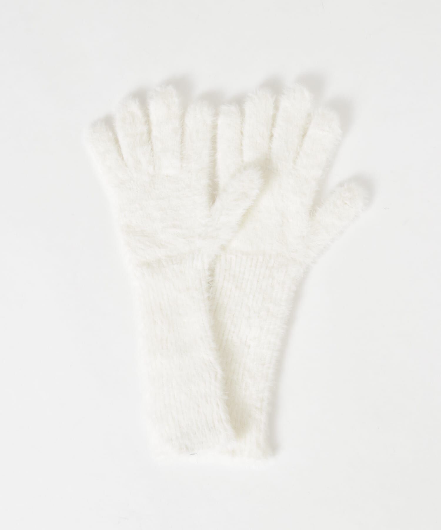 SMELLY「シャギーニットロンググローブ」|手袋|