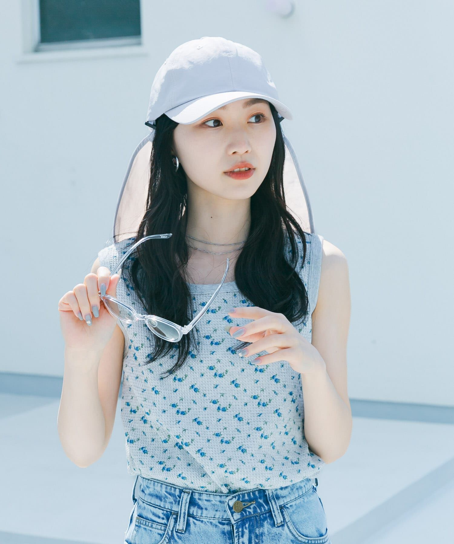 SMELLY「『撥水/UVカット』サンシェードキャップ」|キャップ・キャスケット|