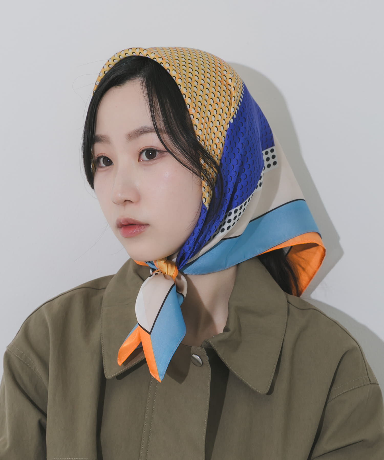 SMELLY「アソートパターンスカーフ」|バンダナ・スカーフ|オレンジ系その他