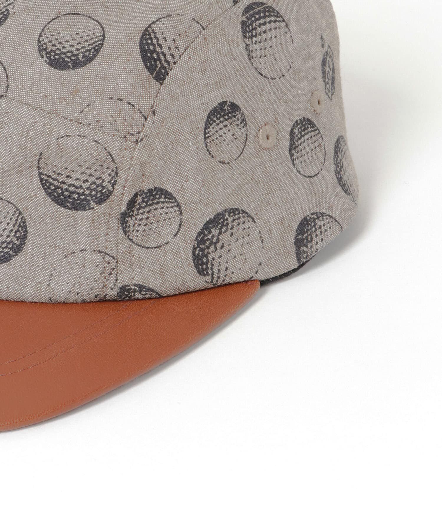 Sonny Label 「OOPS　フェイクレザー&times;総柄キャップ」|キャップ・キャスケット|