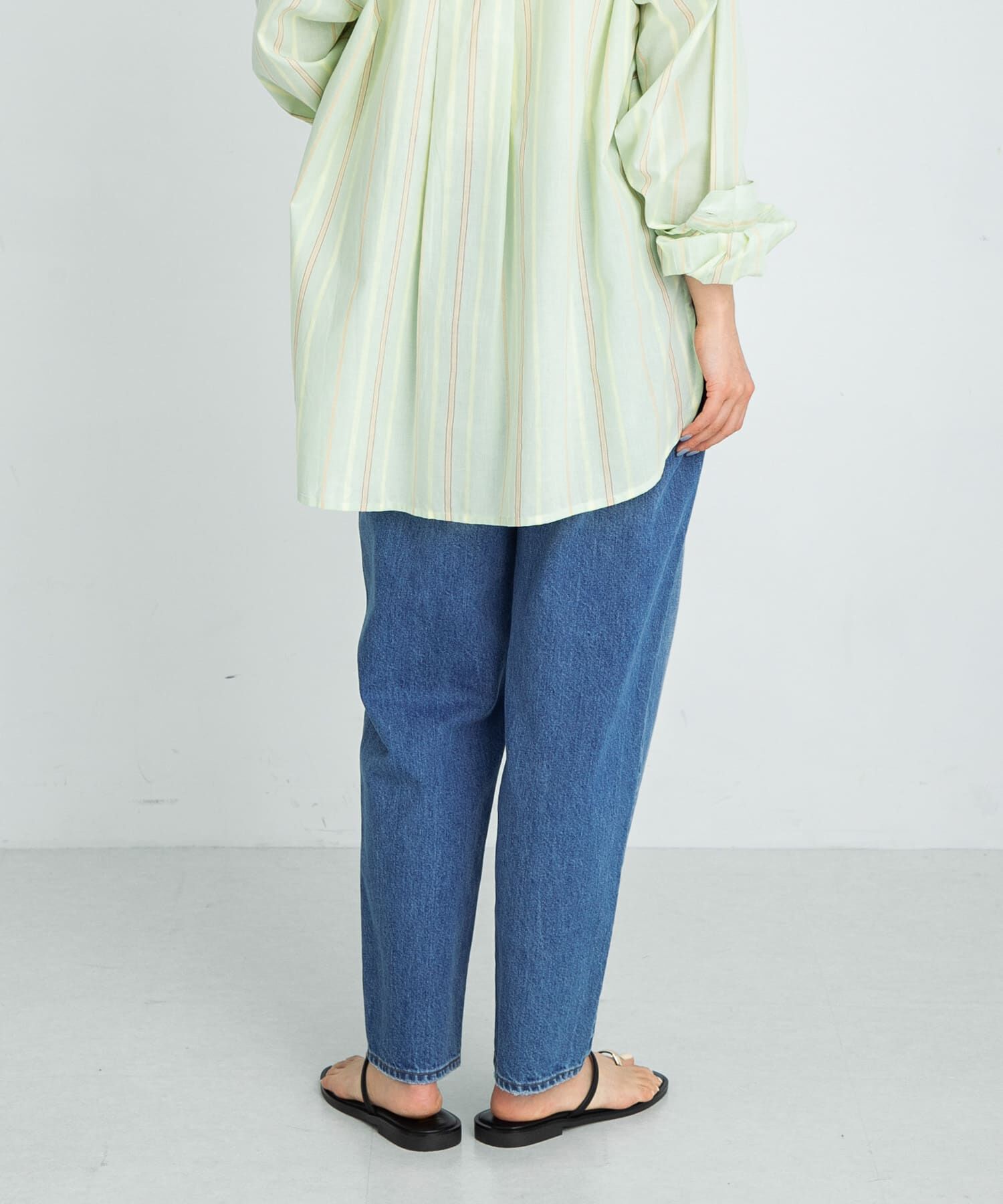 Sonny Label 「『34サイズ/低身長向けも展開』ワイドテーパードデニム」|デニム|