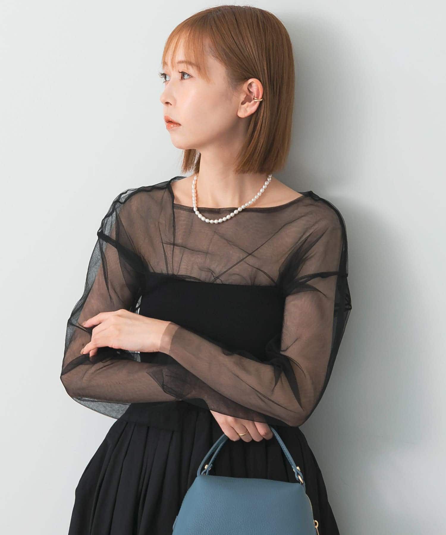 URBAN RESEARCH ROSSO「レイヤードチュールブラウス」|その他|