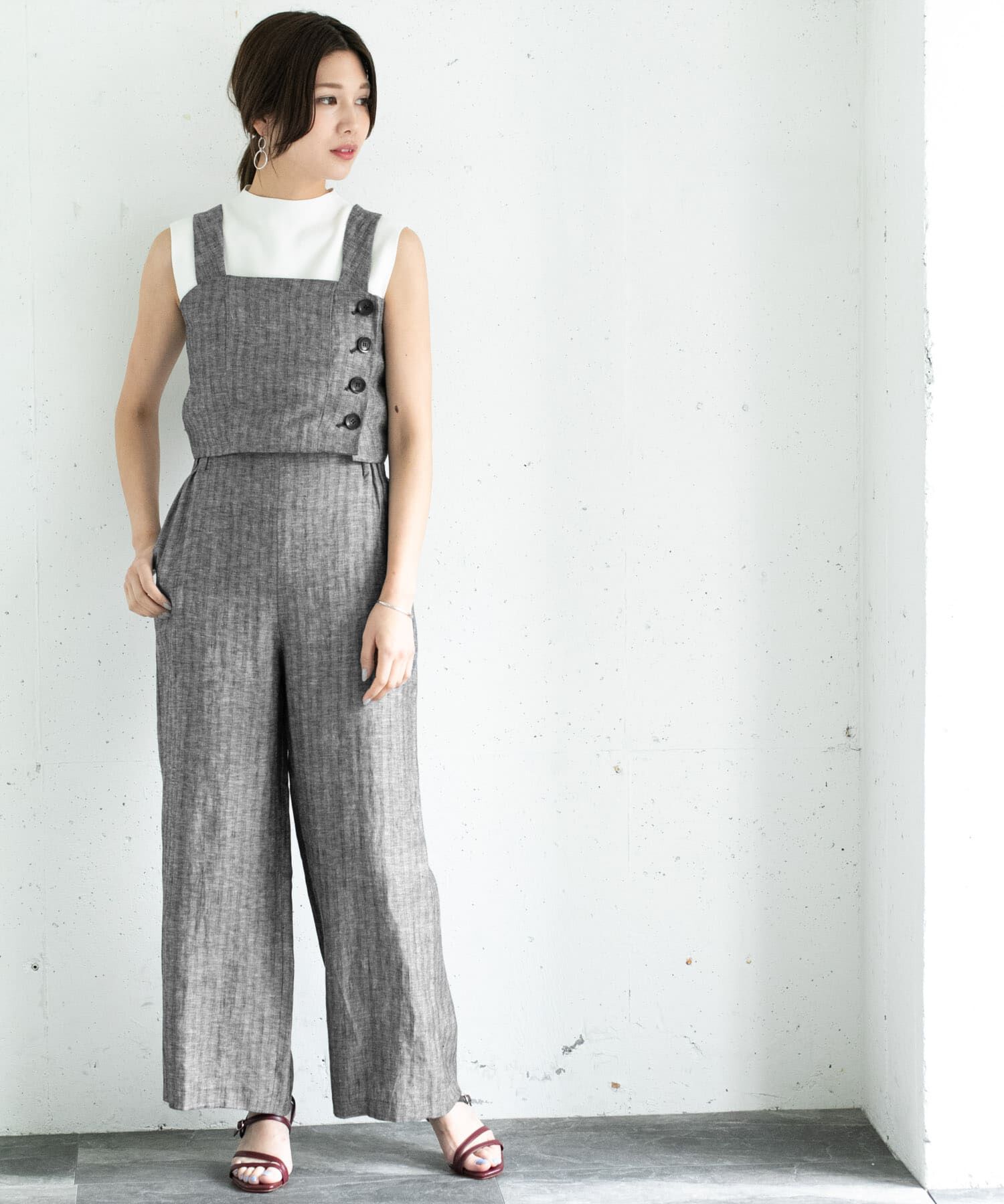 URBAN RESEARCH ROSSO「ミックスヘリンボーンビスチェ&there4;」|その他|