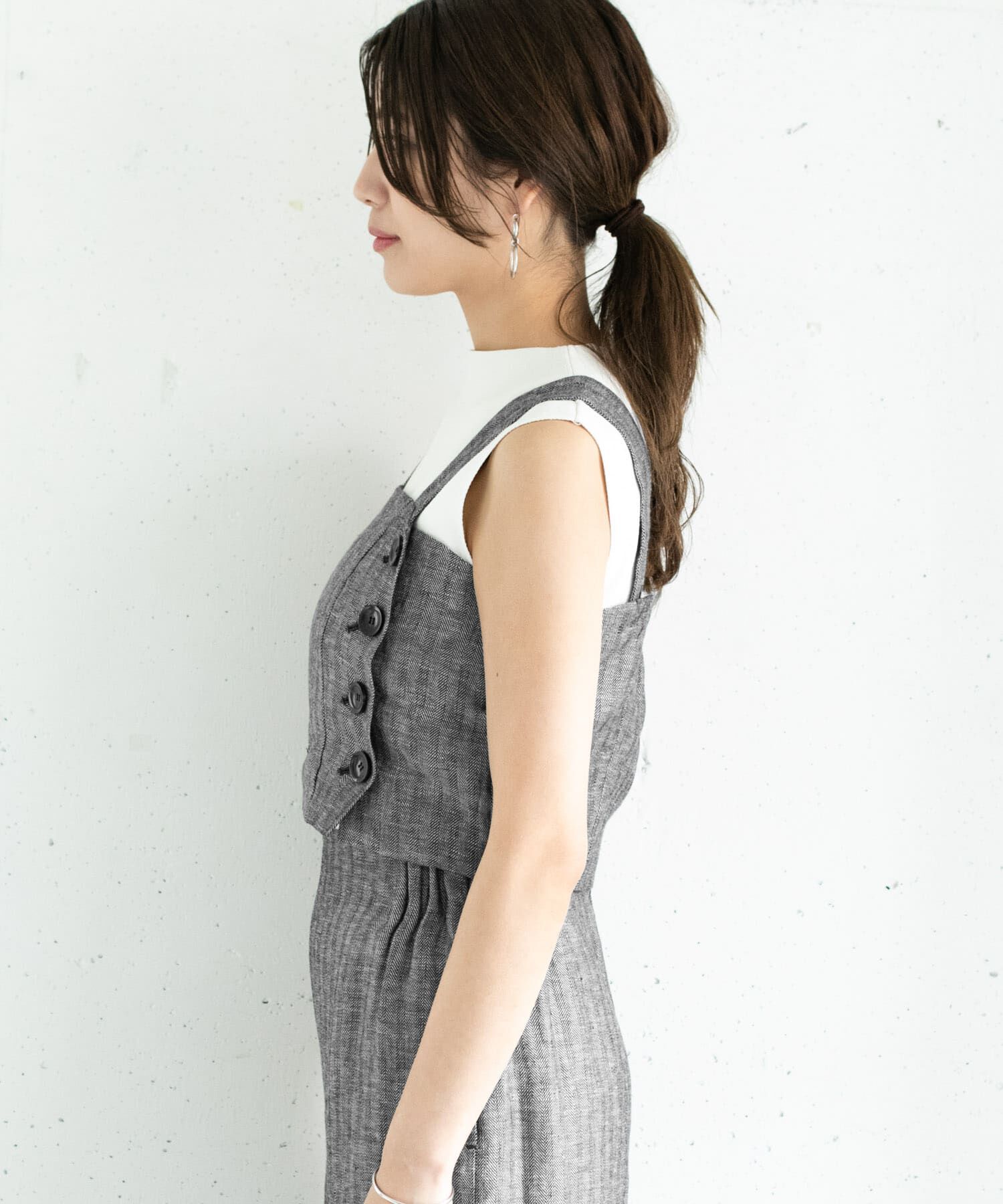 URBAN RESEARCH ROSSO「ミックスヘリンボーンビスチェ&there4;」|その他|