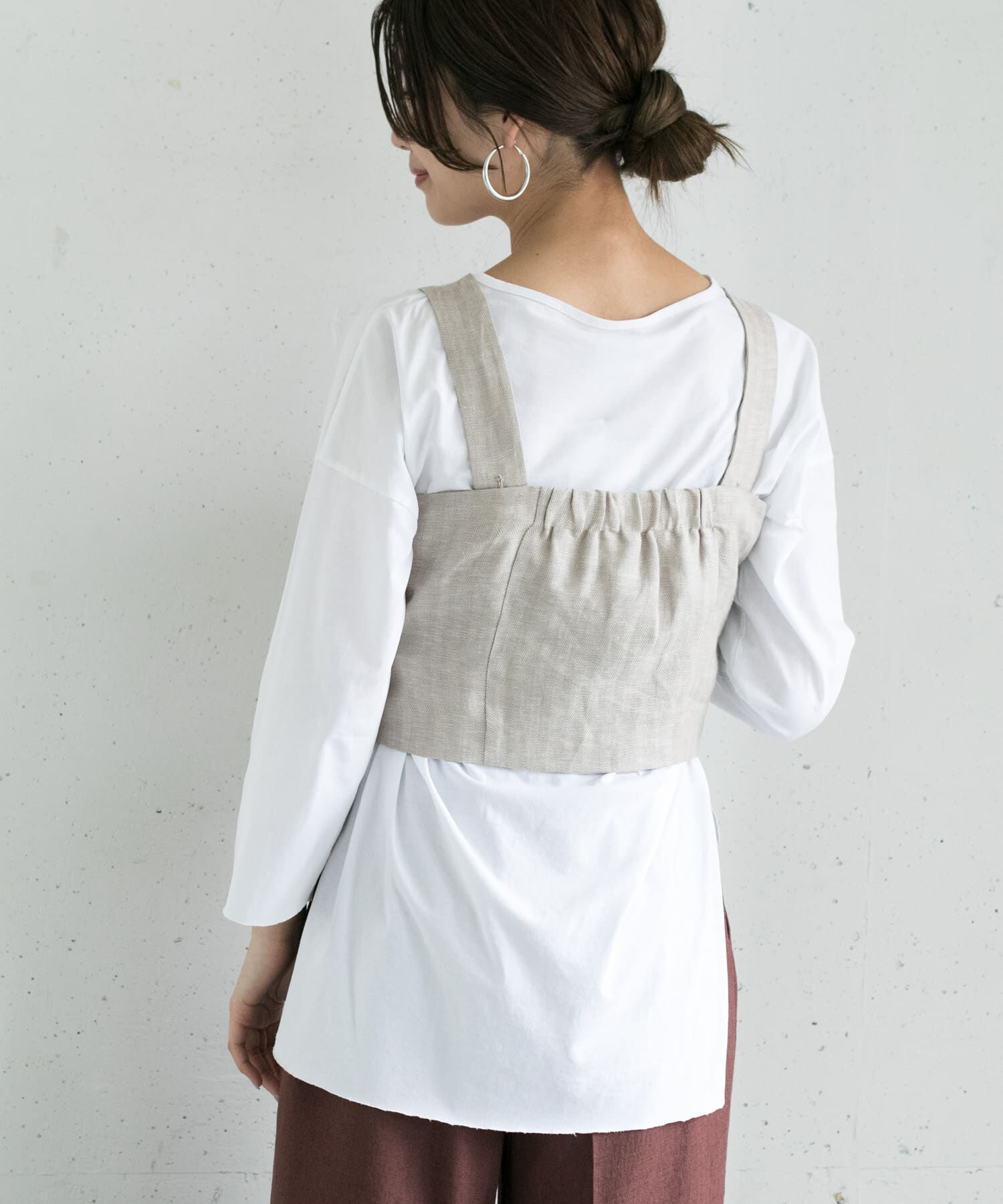 URBAN RESEARCH ROSSO「ミックスヘリンボーンビスチェ&there4;」|その他|