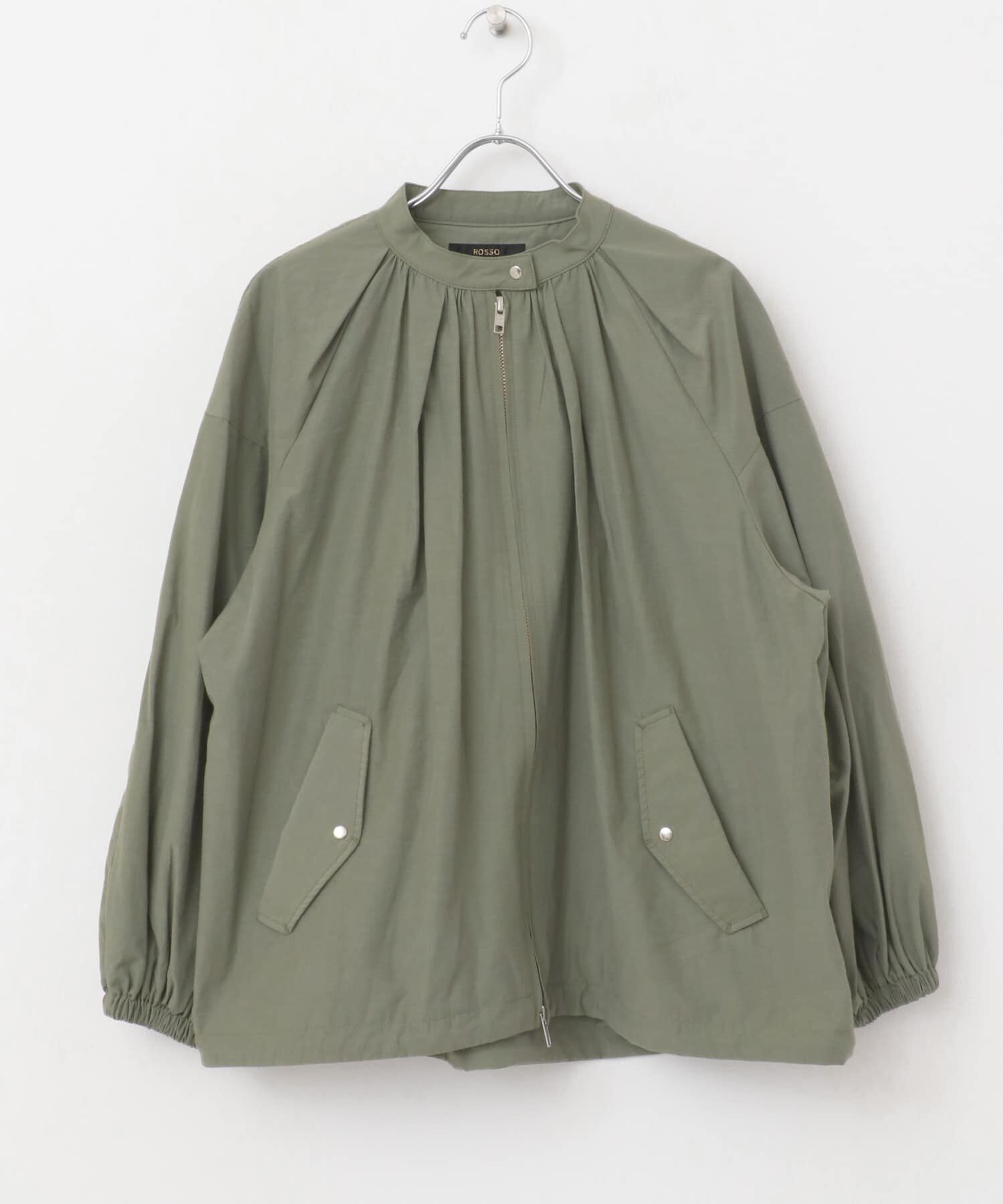 URBAN RESEARCH ROSSO「ギャザーボリュームブルゾン」|ブルゾン・スタジャン|