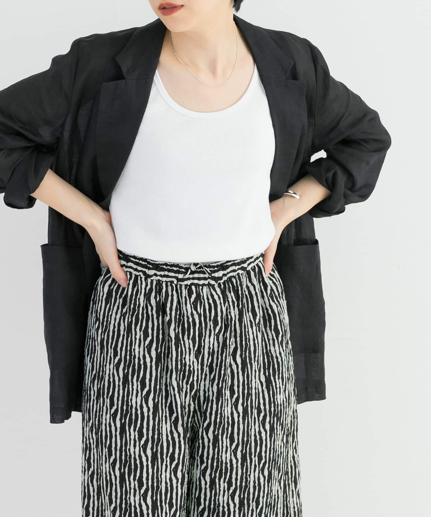 URBAN RESEARCH「『MADE IN JAPAN』リブタンクトップ」|タンクトップ|