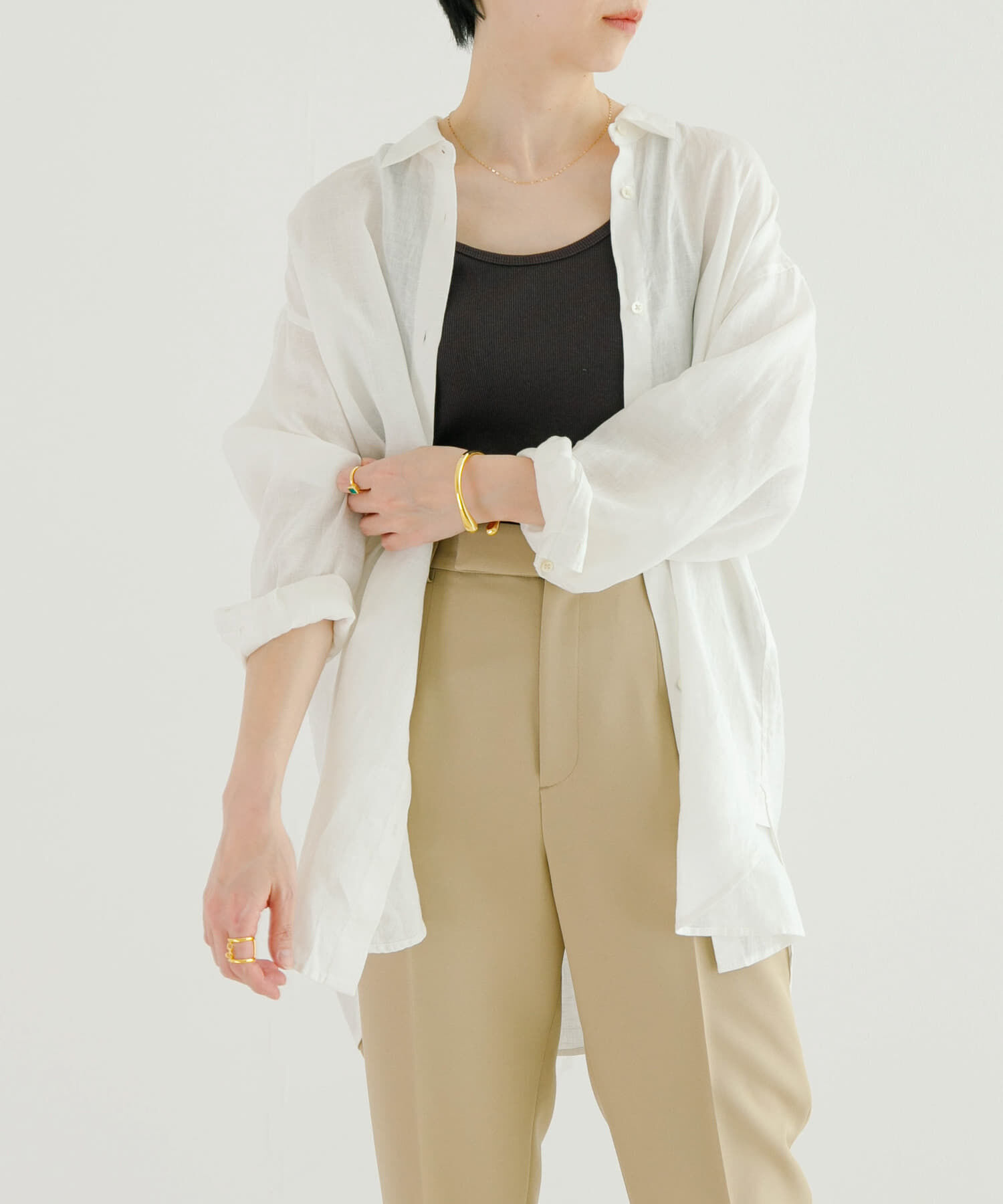 URBAN RESEARCH「『MADE IN JAPAN』リブタンクトップ」|タンクトップ|