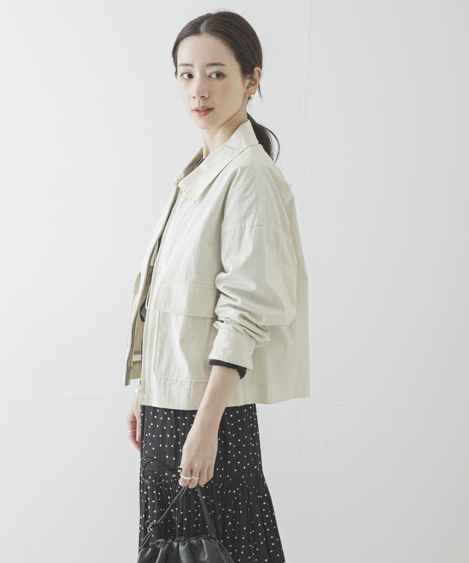 URBAN RESEARCH「コットンナイロンジップブルゾン」|ブルゾン・スタジャン|