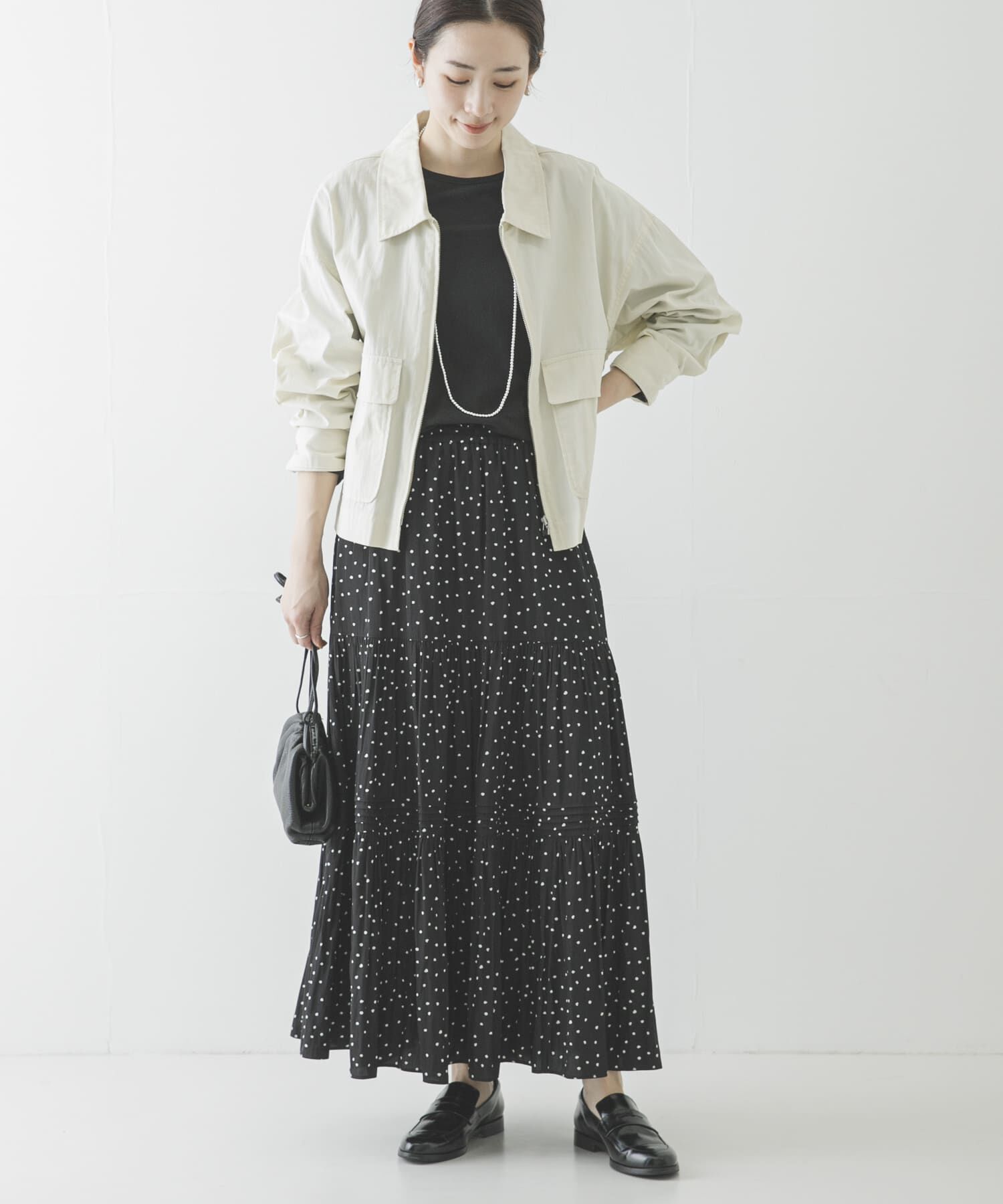 URBAN RESEARCH「コットンナイロンジップブルゾン」|ブルゾン・スタジャン|