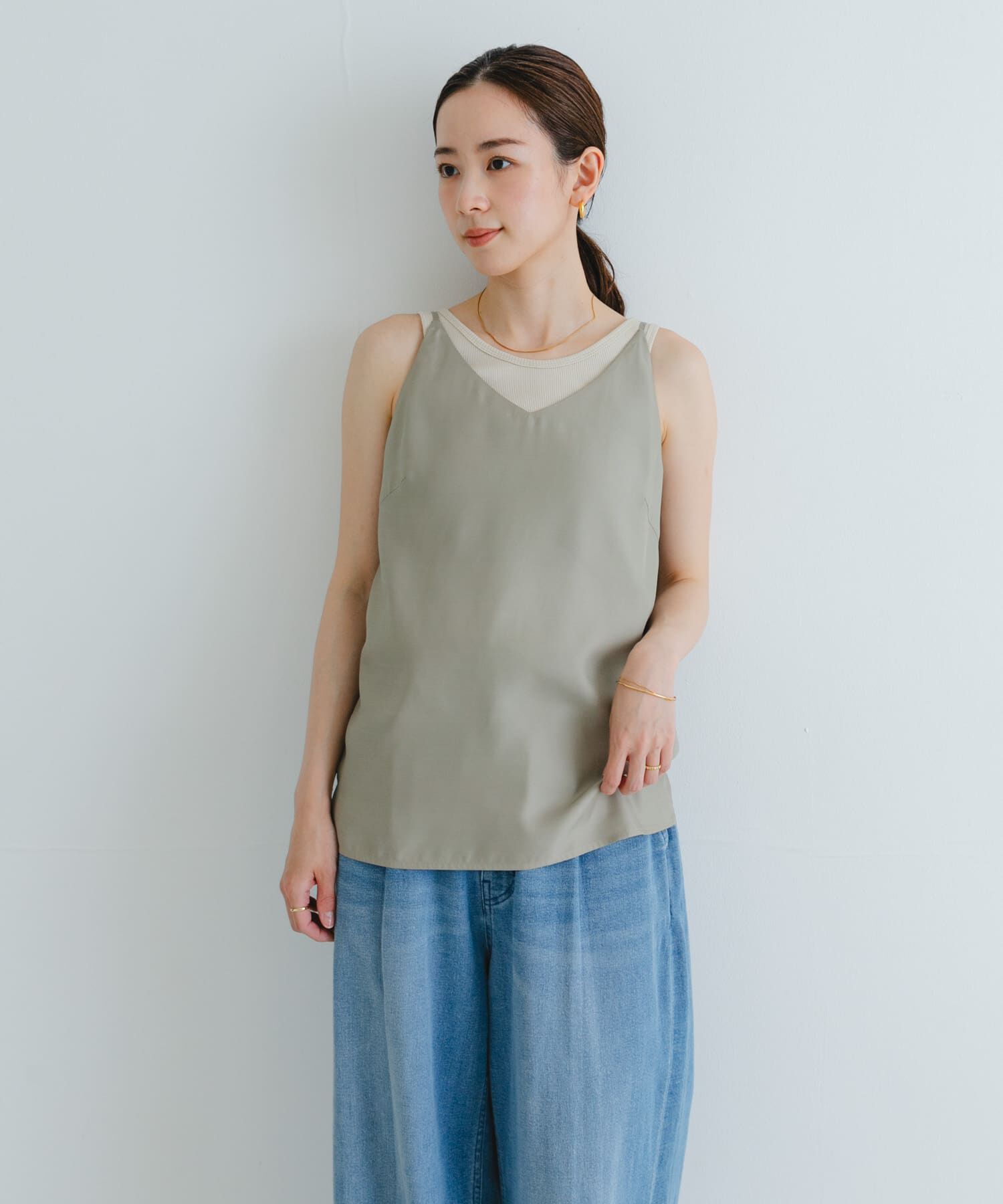 URBAN RESEARCH「『接触冷感』キュプラキャミトップ」|キャミソール|