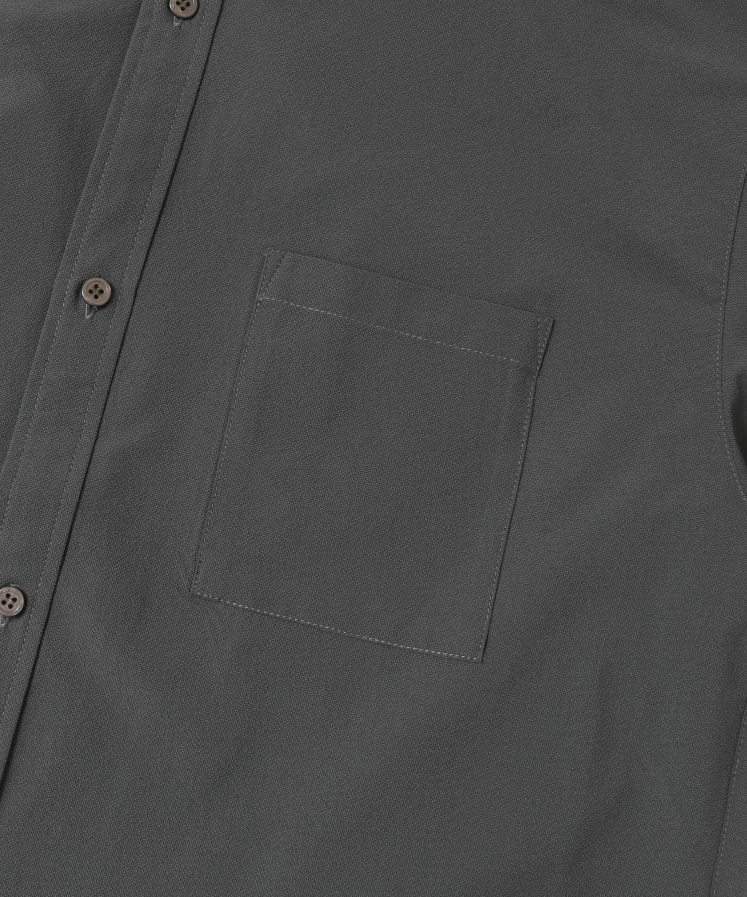 URBAN RESEARCH ROSSO「『XLサイズあり』マイクロサッカーバンドカラー半袖シャツ」|シャツ・ブラウス|