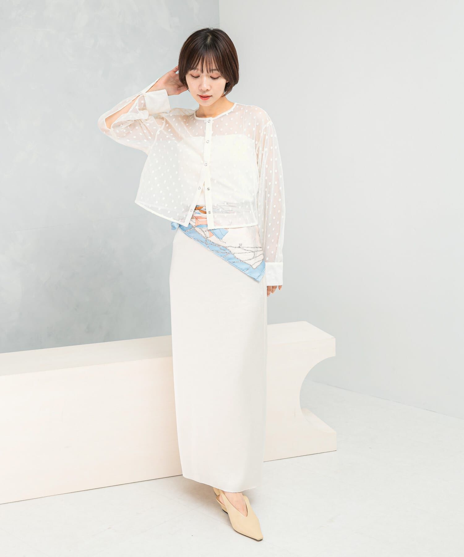 URBAN RESEARCH ROSSO「シアーメッシュドットプルオーバー」|その他|