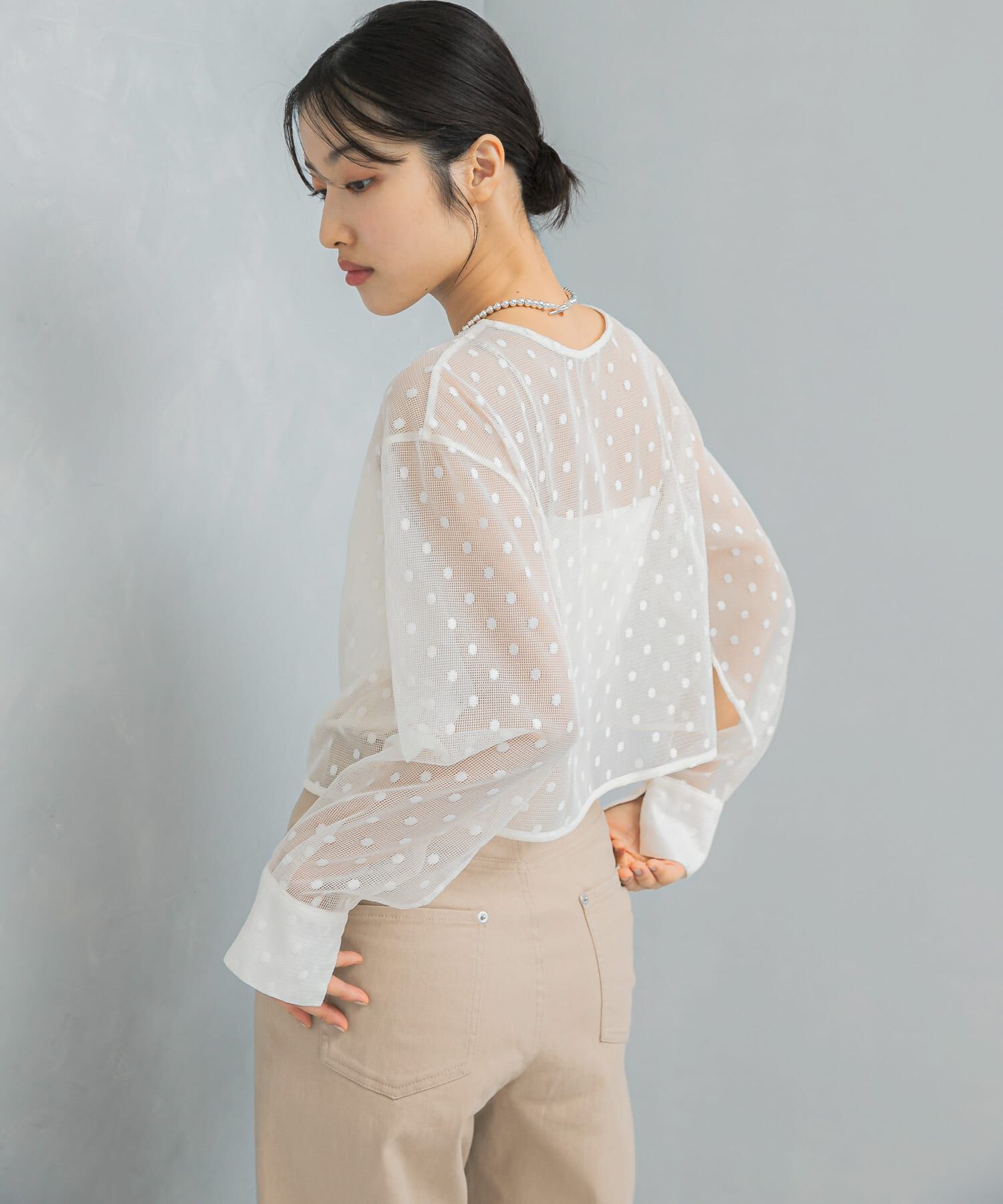 URBAN RESEARCH ROSSO「シアーメッシュドットプルオーバー」|その他|