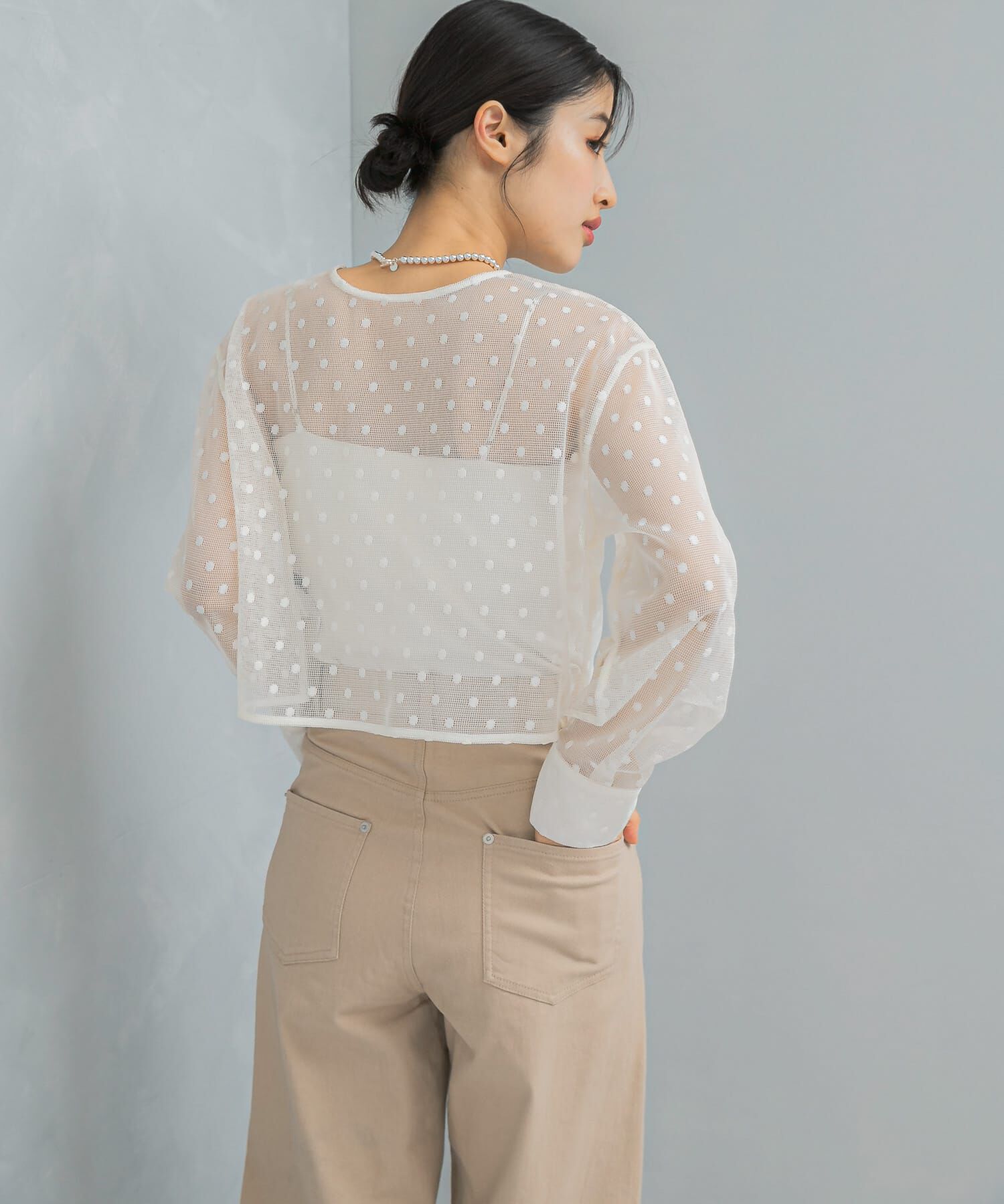 URBAN RESEARCH ROSSO「シアーメッシュドットプルオーバー」|その他|