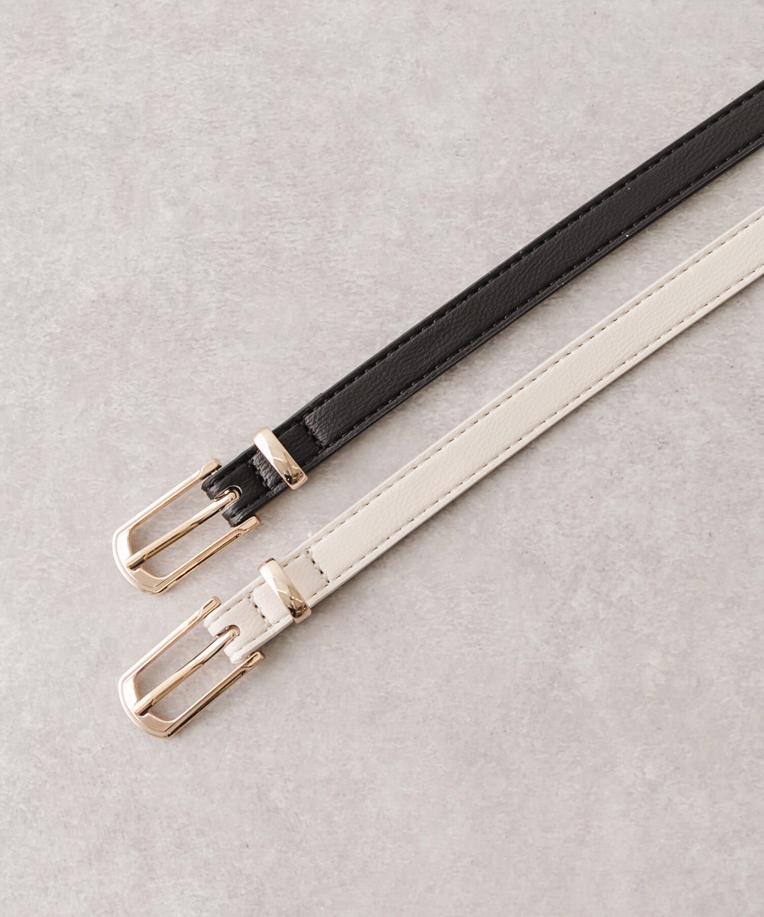 SMELLY「スリムスクエアベルト」|ベルト|