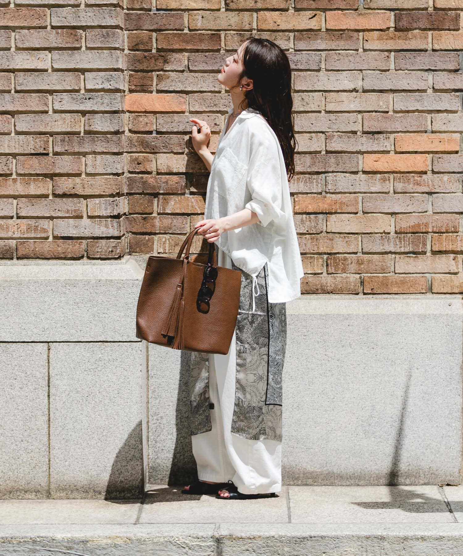 RODE SKO「『Mサイズ』タッセル軽量2WAYシンプルトートバッグ」|トートバッグ|