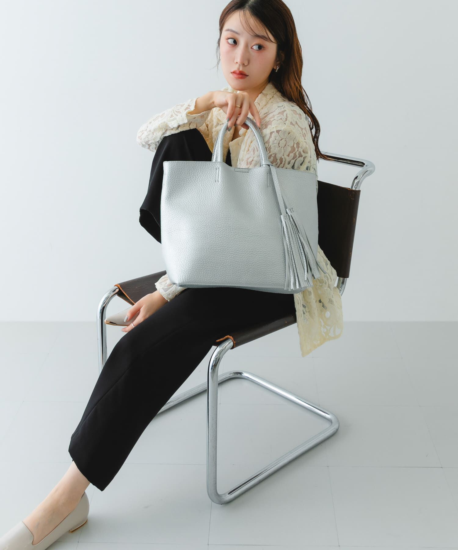 RODE SKO「『Mサイズ』タッセル軽量2WAYシンプルトートバッグ」|トートバッグ|