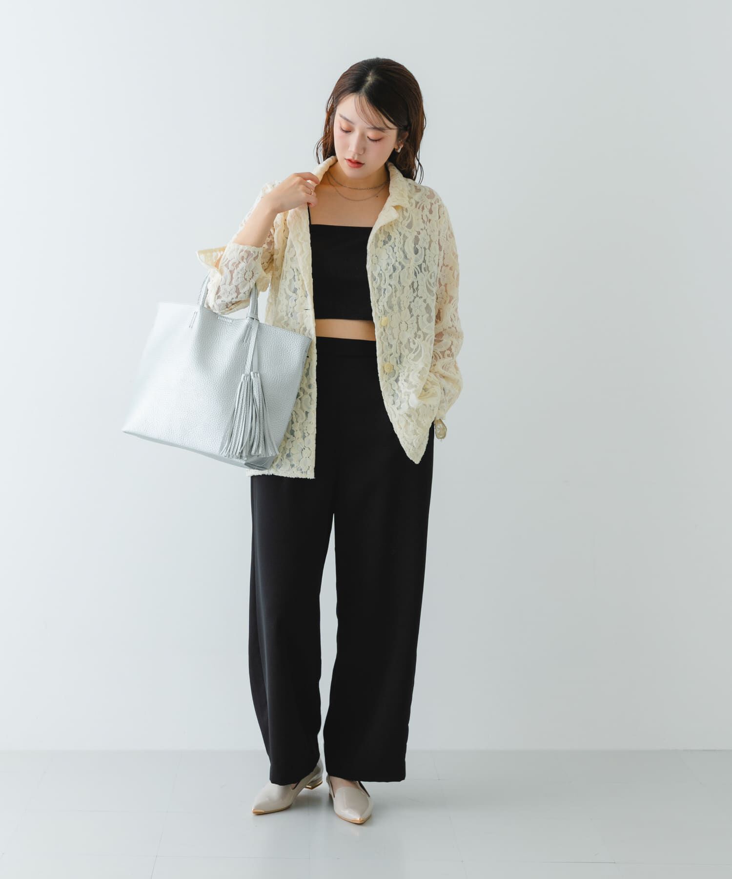 RODE SKO「『Mサイズ』タッセル軽量2WAYシンプルトートバッグ」|トートバッグ|