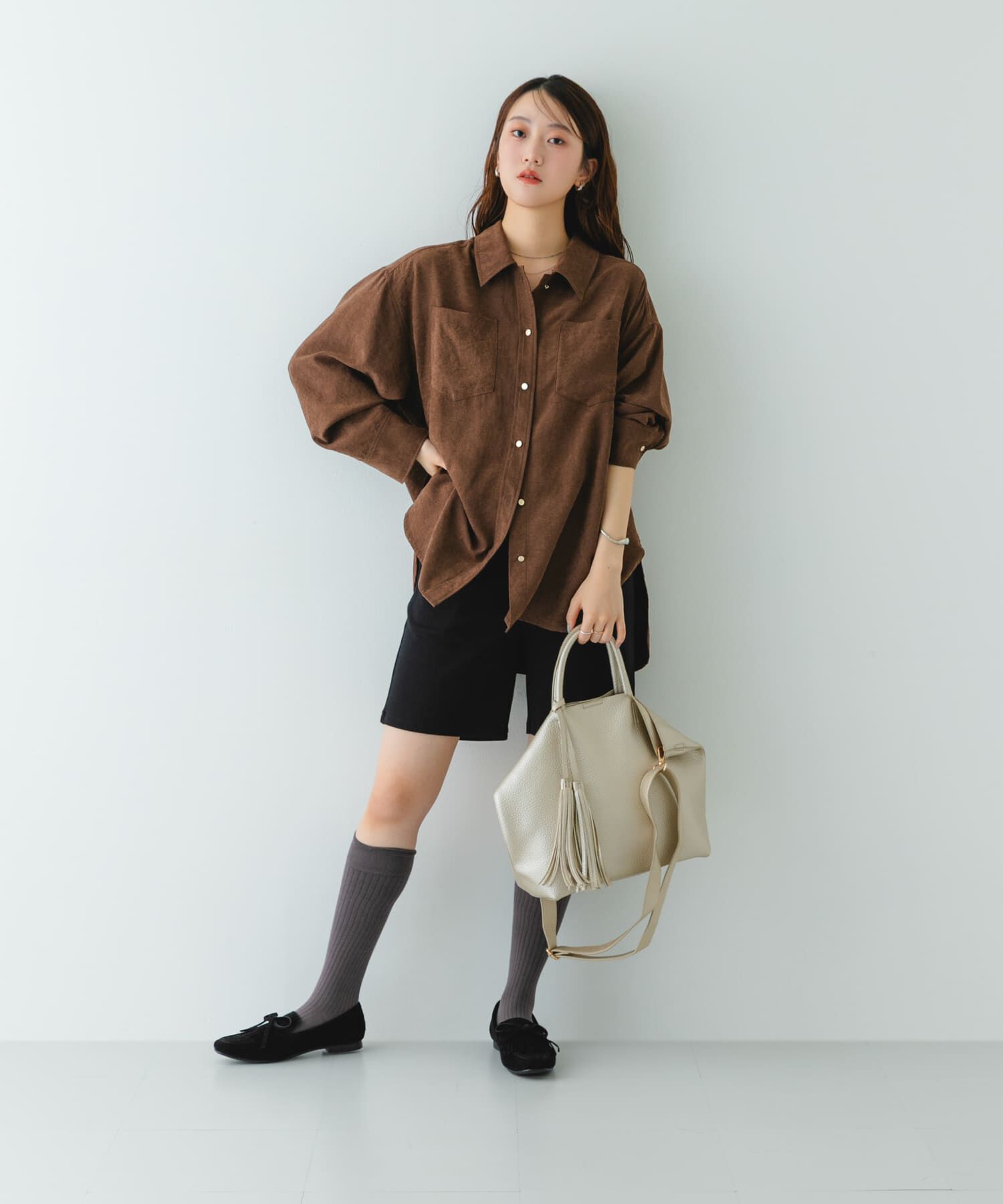 RODE SKO「『Mサイズ』タッセル軽量2WAYシンプルトートバッグ」|トートバッグ|