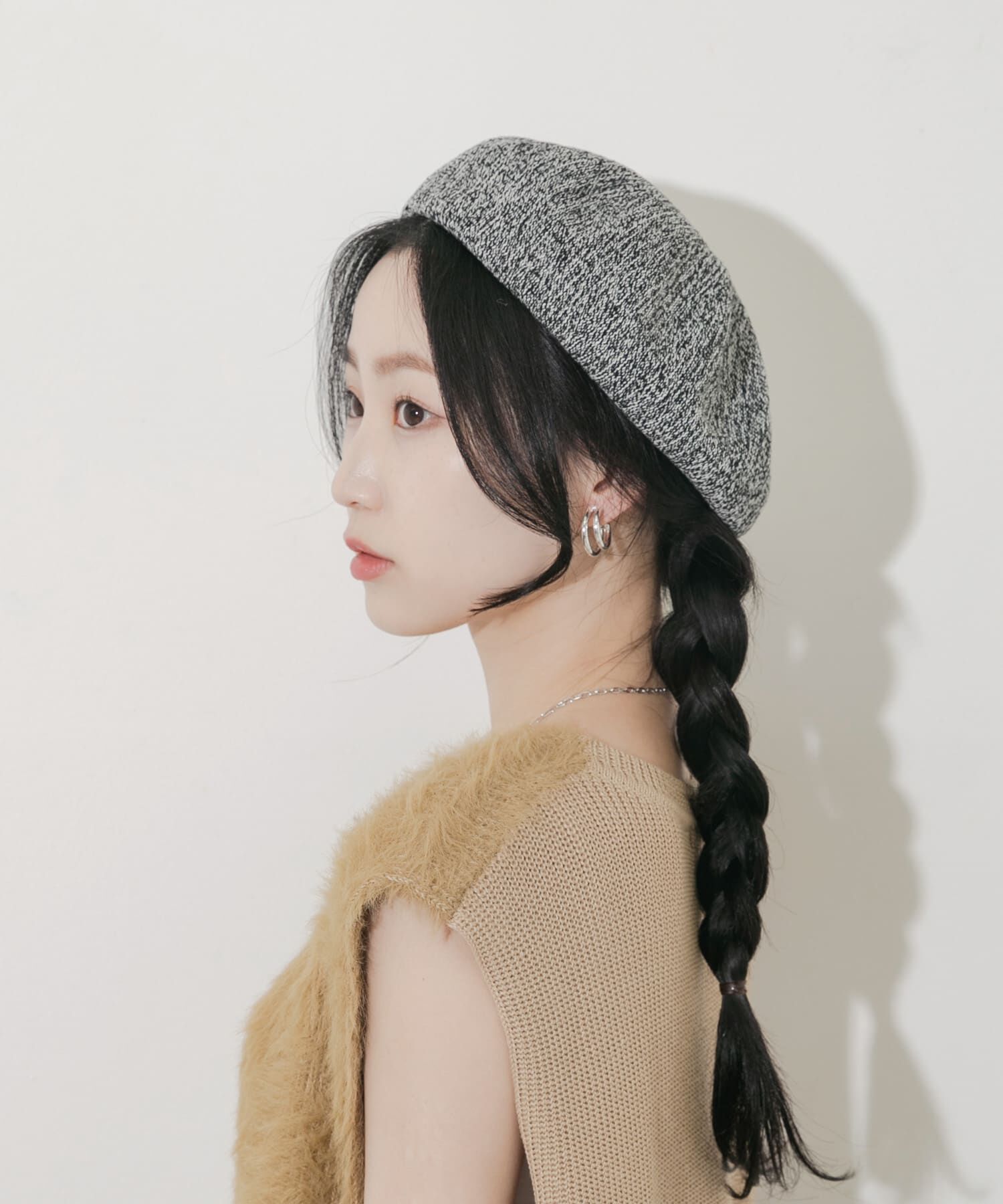 SMELLY「ミックスパターンベレー」|ハンチング・ベレー帽|