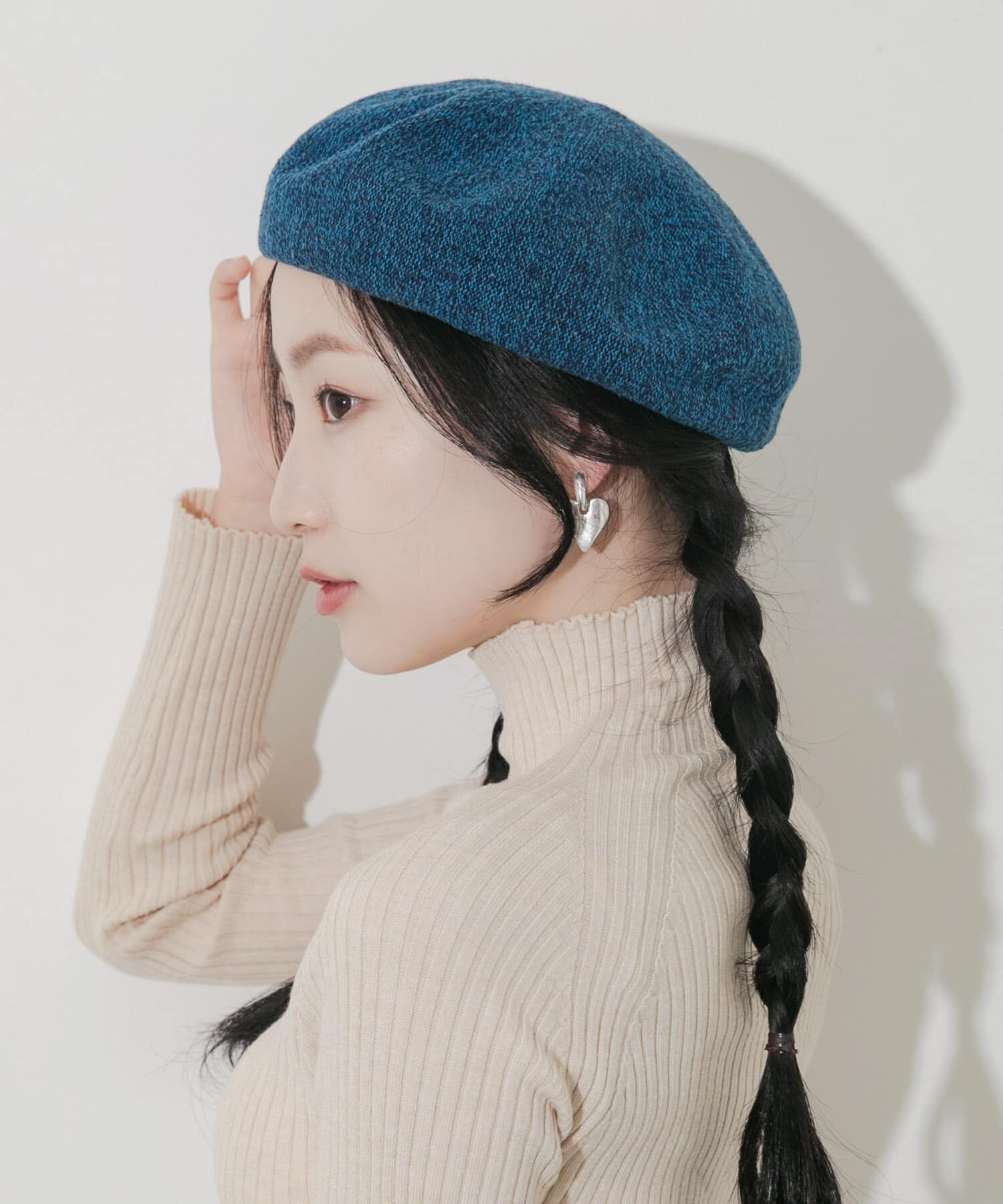 SMELLY「ミックスパターンベレー」|ハンチング・ベレー帽|