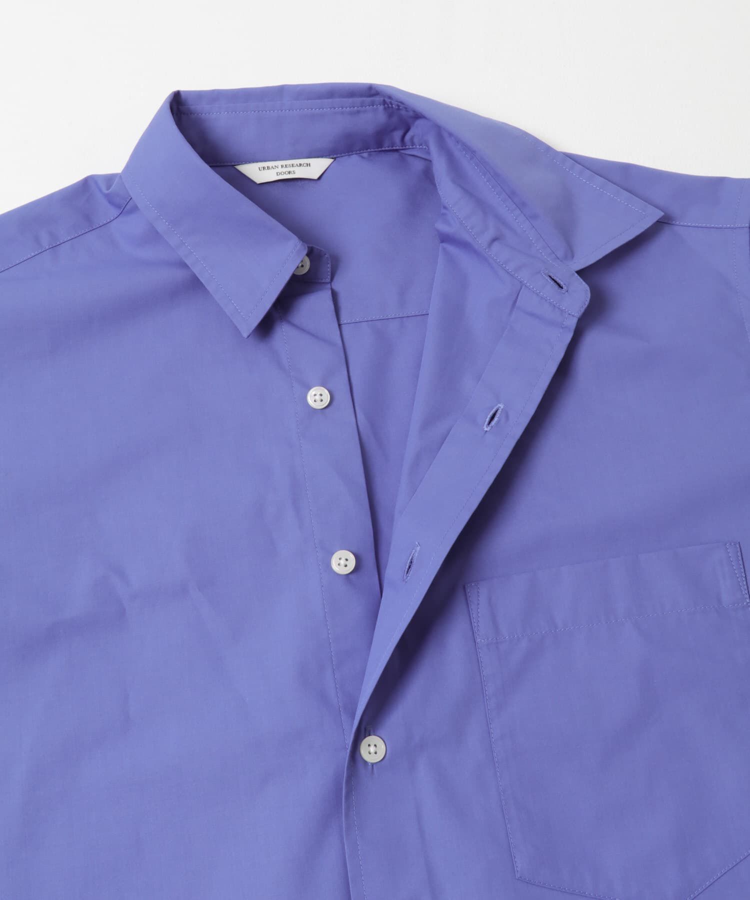 URBAN RESEARCH DOORS「TCブロードレギュラーカラーロングスリーブシャツ」|シャツ・ブラウス|