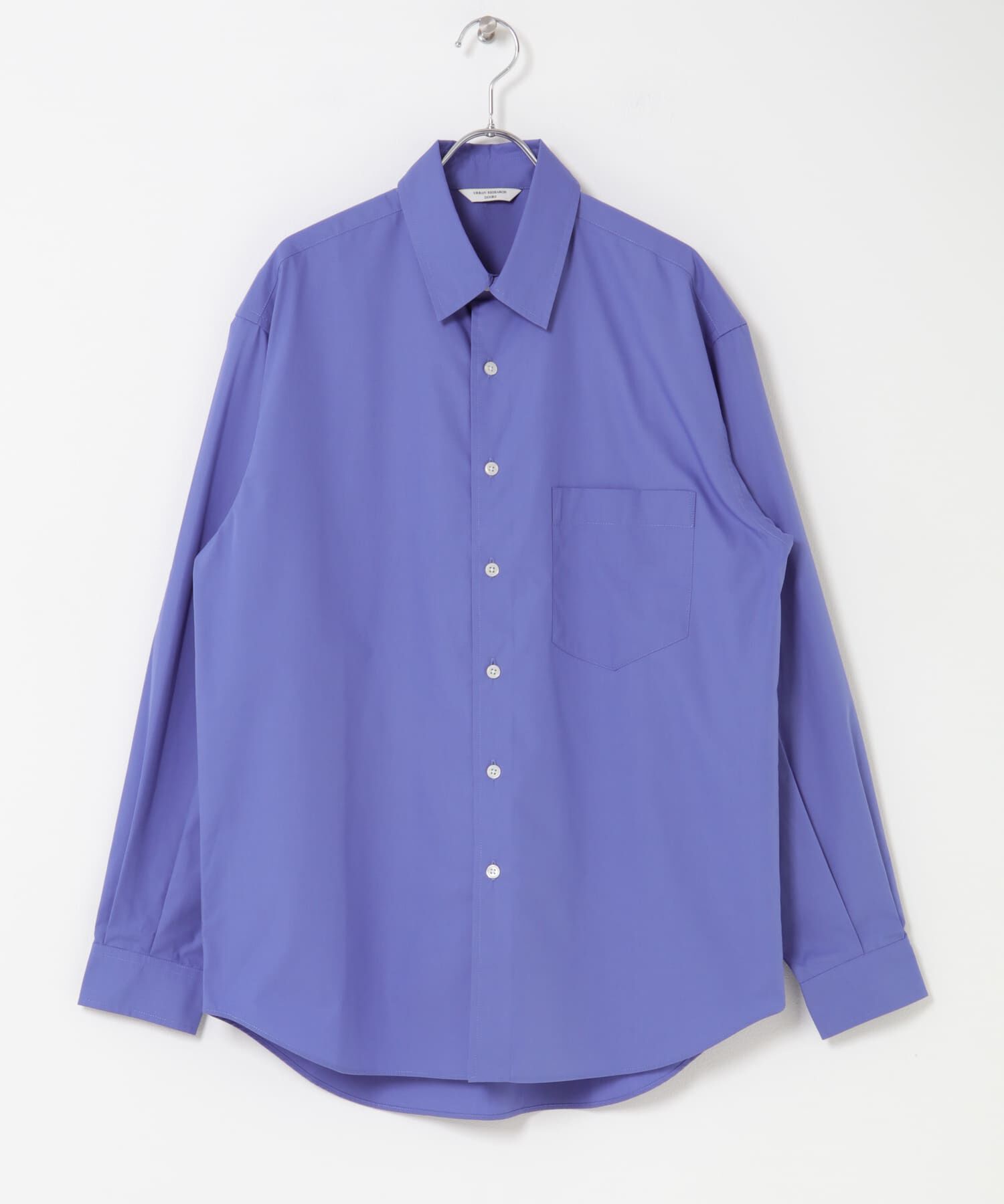 URBAN RESEARCH DOORS「TCブロードレギュラーカラーロングスリーブシャツ」|シャツ・ブラウス|