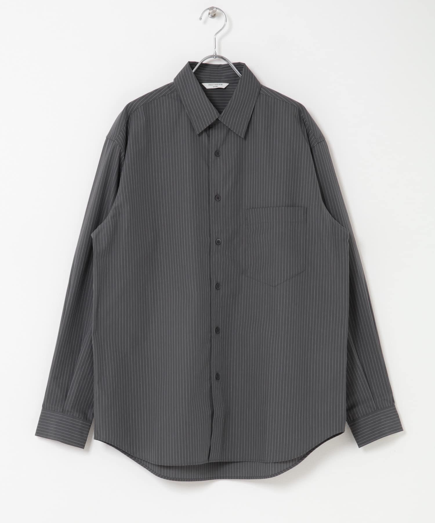 URBAN RESEARCH DOORS「TCブロードレギュラーカラーロングスリーブシャツ」|シャツ・ブラウス|