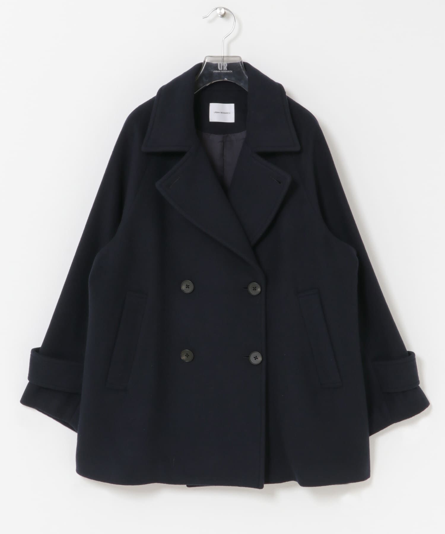 URBAN RESEARCH「スーパー100メルトンPコート」|ピーコート|