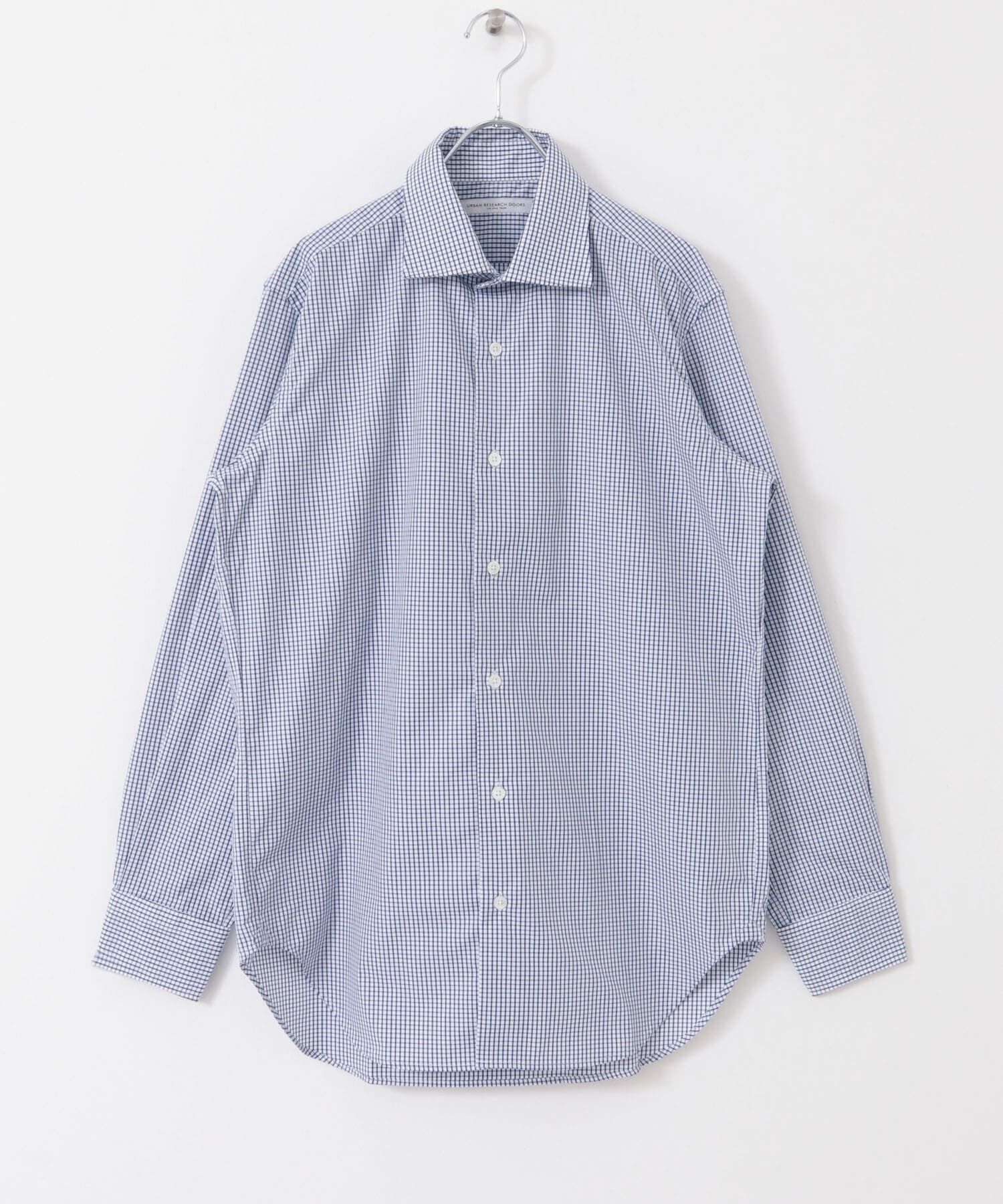URBAN RESEARCH DOORS「『イージーケア』LIFE STYLE TAILOR　セミワイドチェックシャツ」|シャツ・ブラウス|