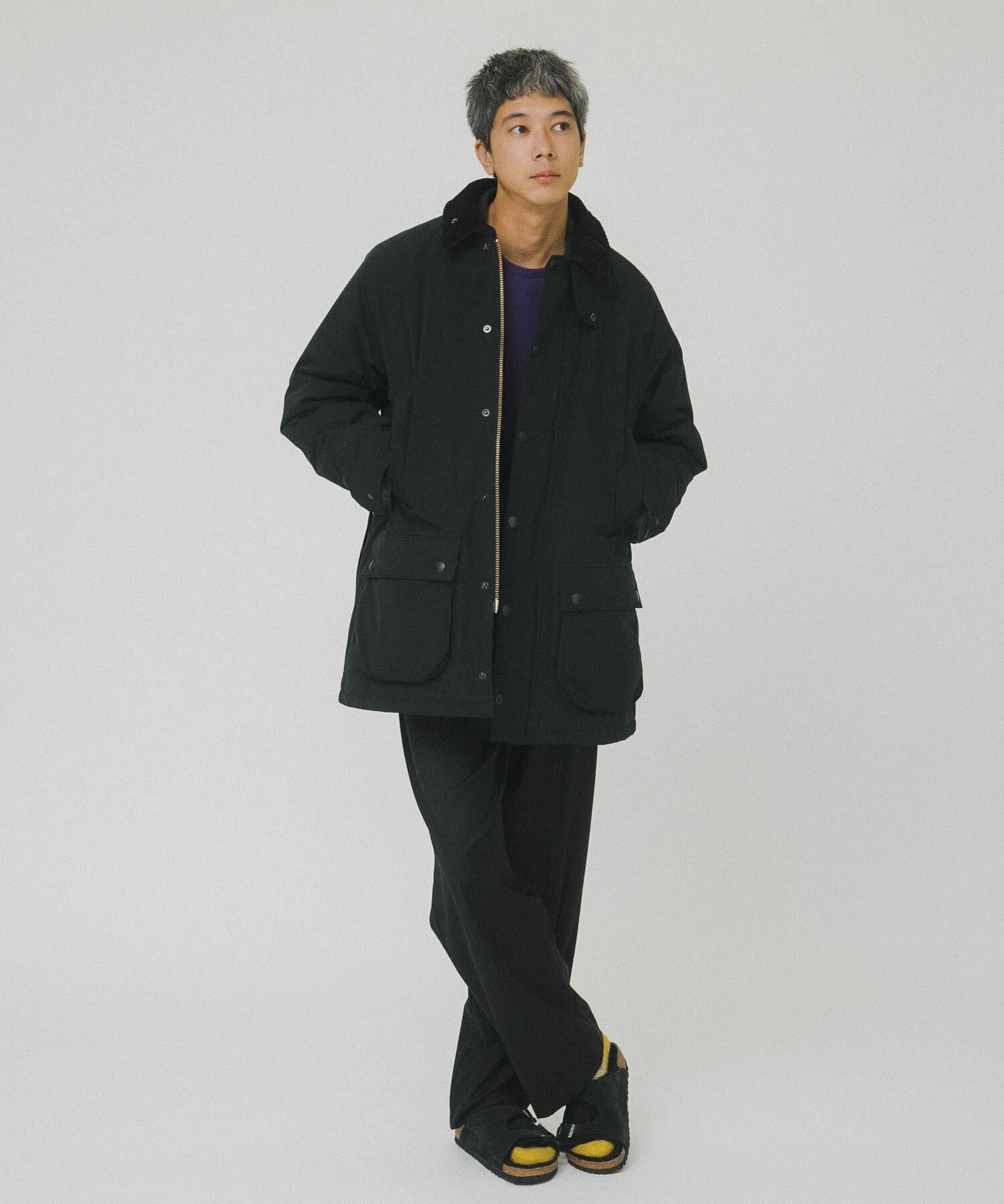 URBAN RESEARCH「『別注』Barbour / URBAN RESEARCH　PADDED OS BEAUFORT」|ノーカラーコート|