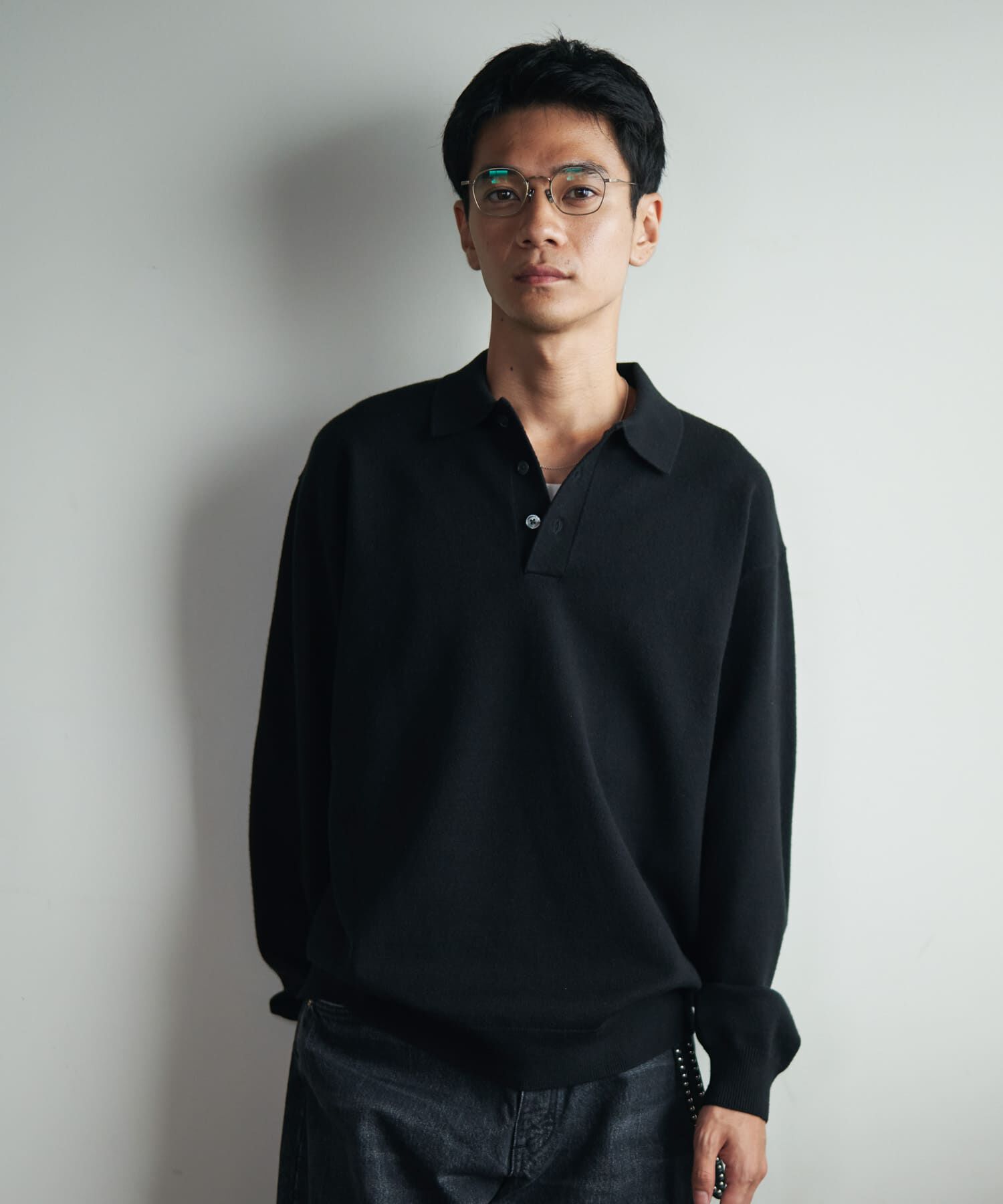 URBAN RESEARCH DOORS「『XLサイズ/WEB限定/仁村紗和さん着用』『UR TECH 200日ニット』 ポロシャツ」|ポロシャツ|