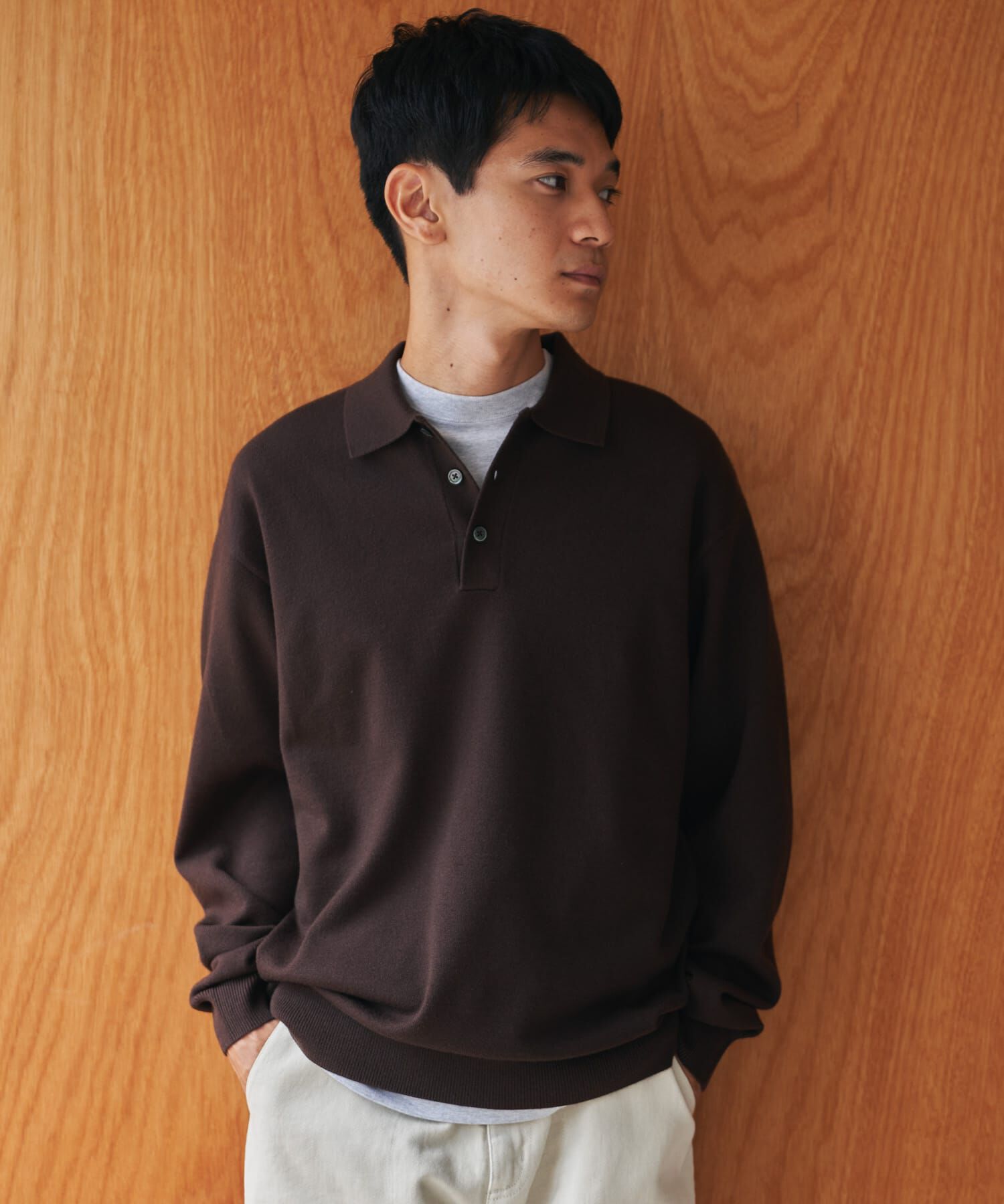 URBAN RESEARCH DOORS「『XLサイズ/WEB限定/仁村紗和さん着用』『UR TECH 200日ニット』 ポロシャツ」|ポロシャツ|