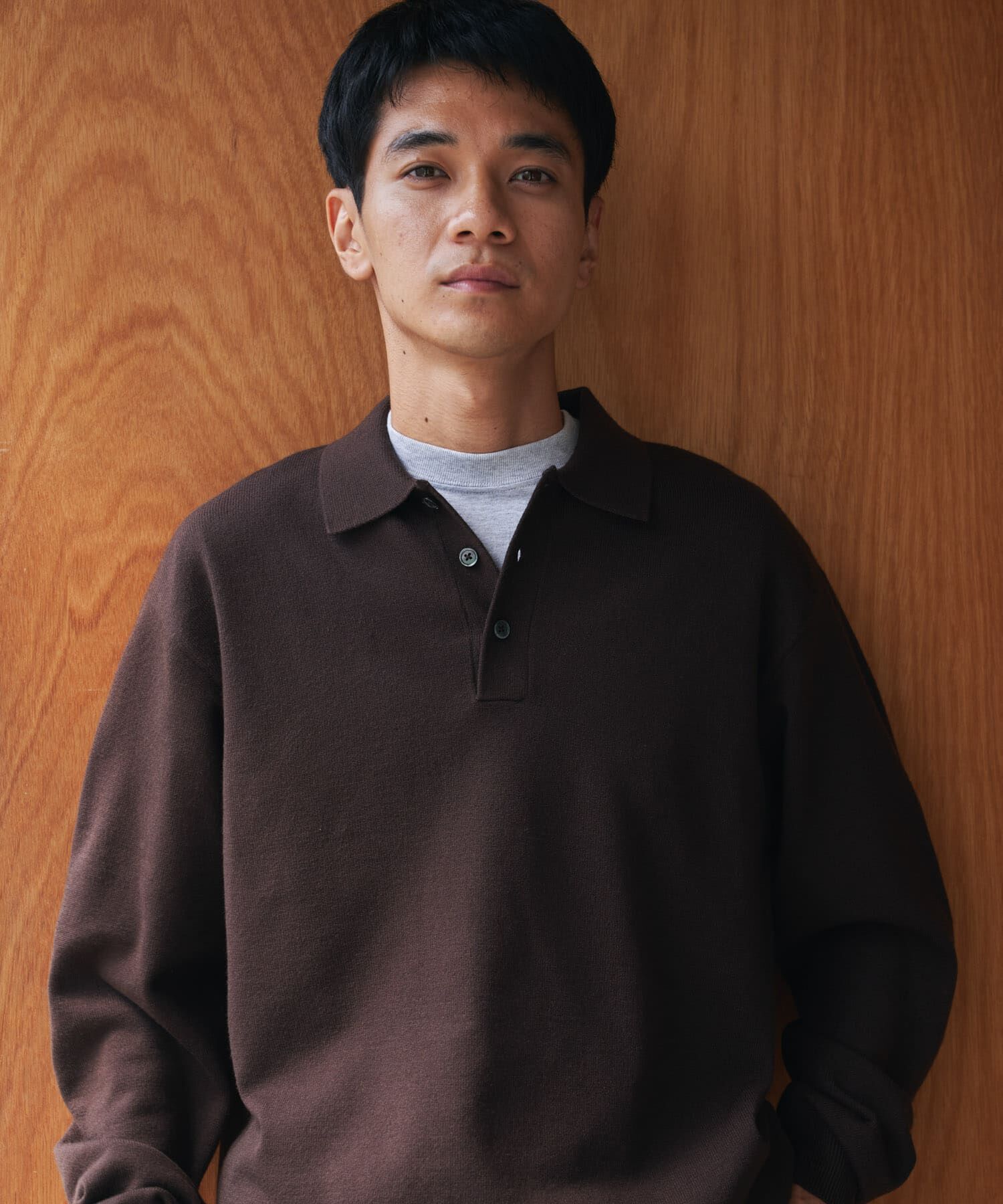 URBAN RESEARCH DOORS「『XLサイズ/WEB限定/仁村紗和さん着用』『UR TECH 200日ニット』 ポロシャツ」|ポロシャツ|