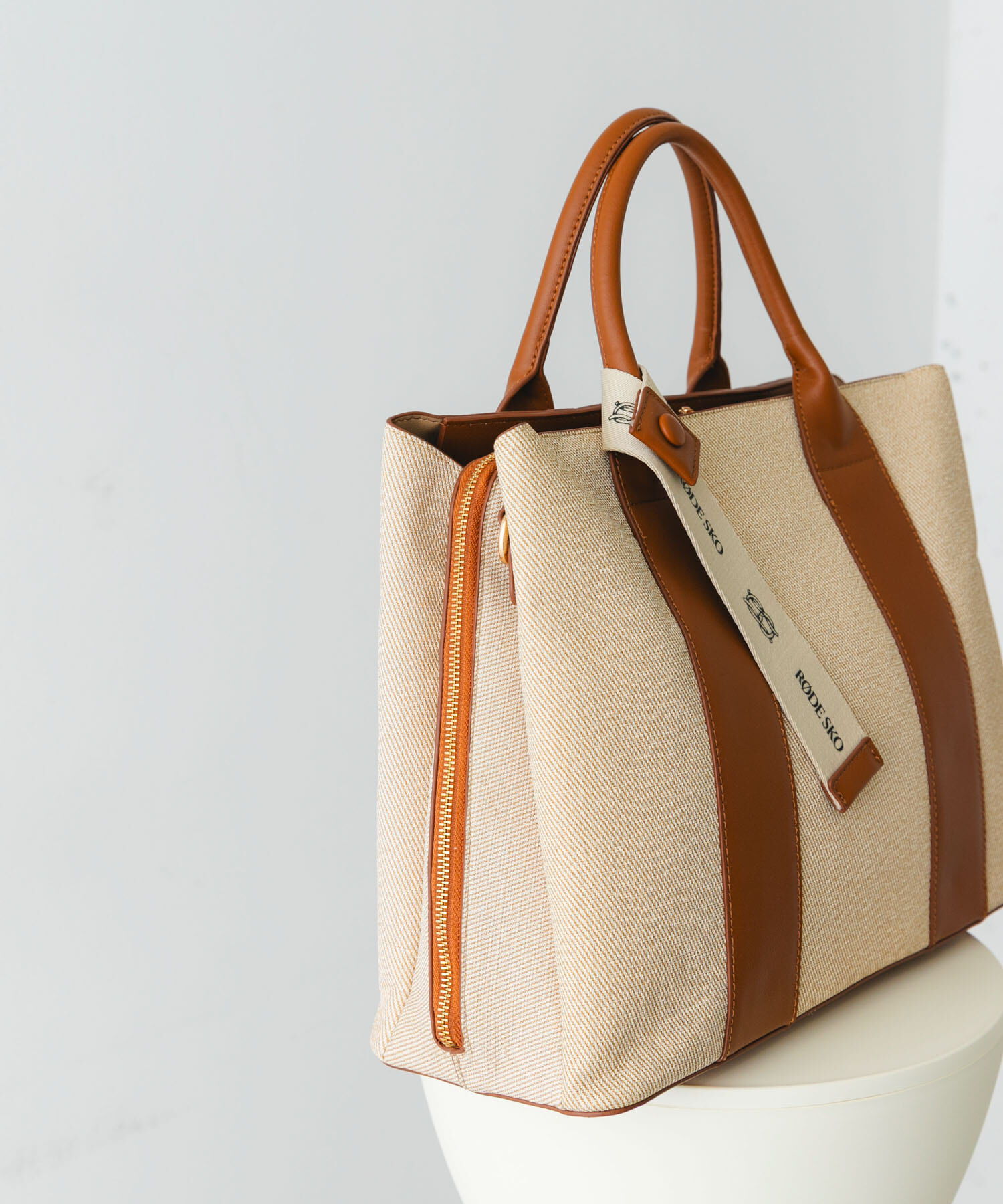 RODE SKO「『Lサイズ』ロゴリボン付A4トートバッグ」|トートバッグ|