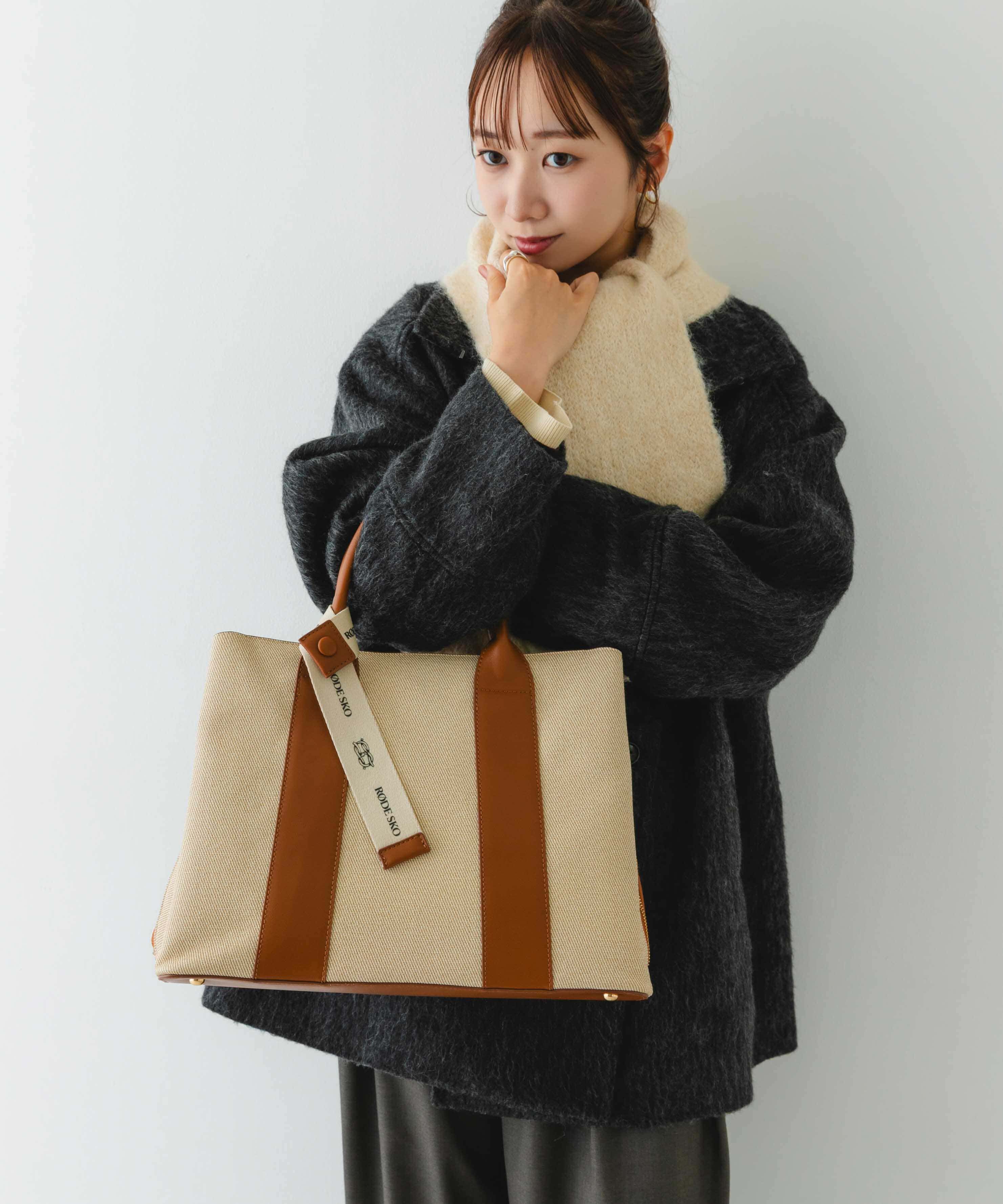 RODE SKO「『Lサイズ』ロゴリボン付A4トートバッグ」|トートバッグ|