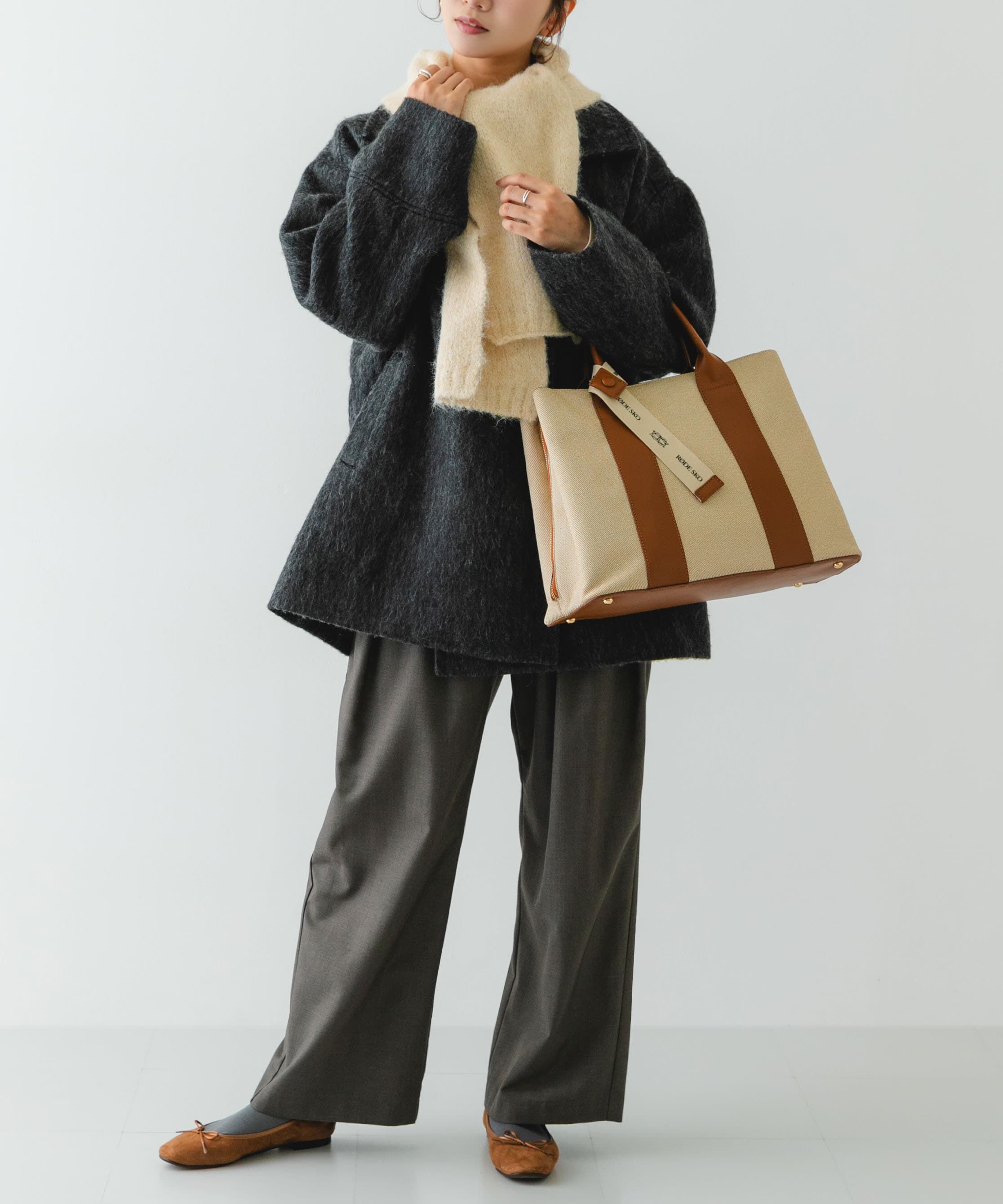 RODE SKO「『Lサイズ』ロゴリボン付A4トートバッグ」|トートバッグ|