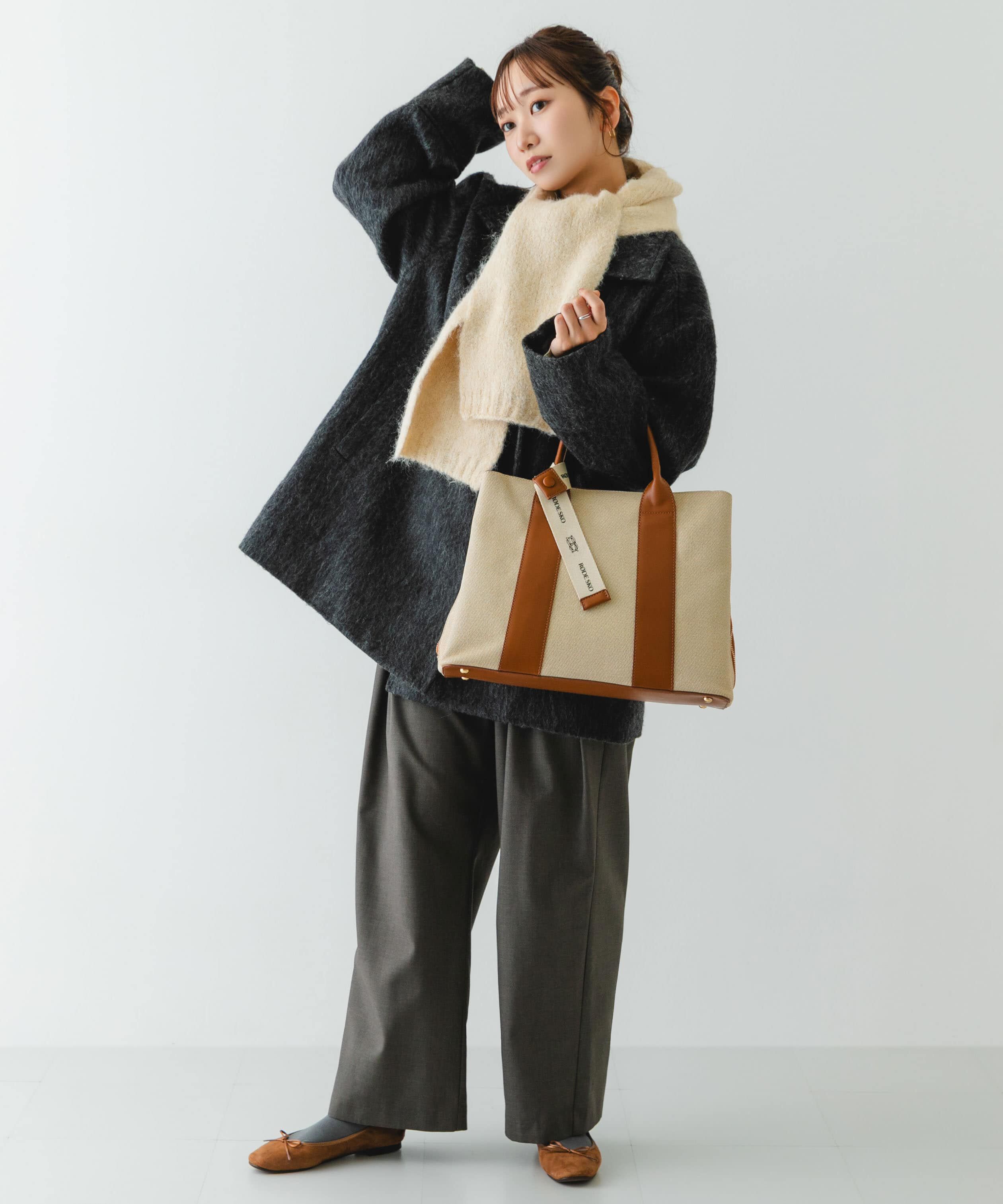 RODE SKO「『Lサイズ』ロゴリボン付A4トートバッグ」|トートバッグ|