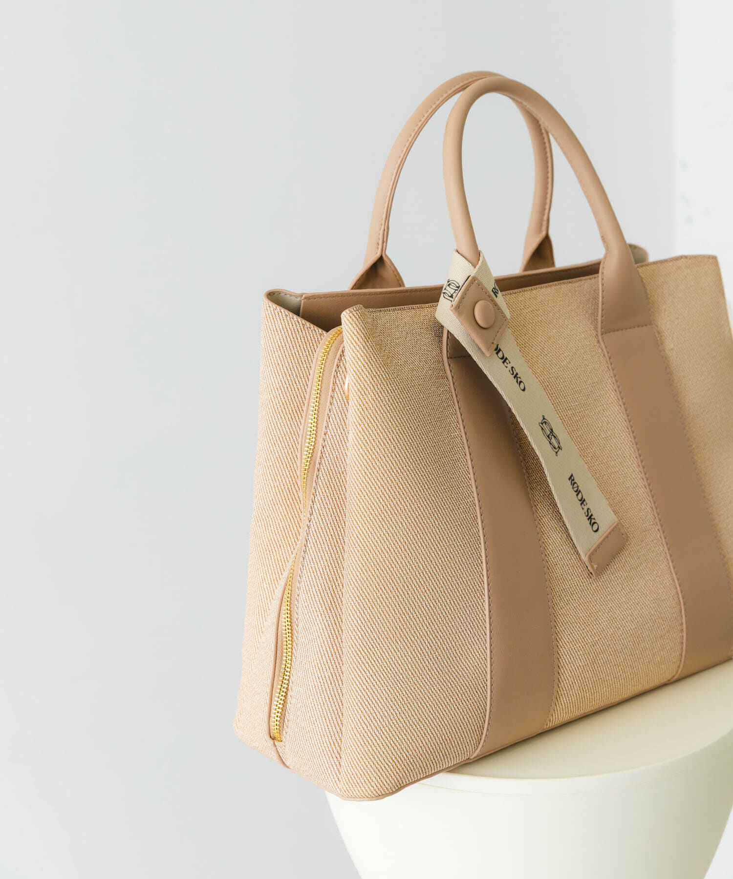 RODE SKO「『Lサイズ』ロゴリボン付A4トートバッグ」|トートバッグ|