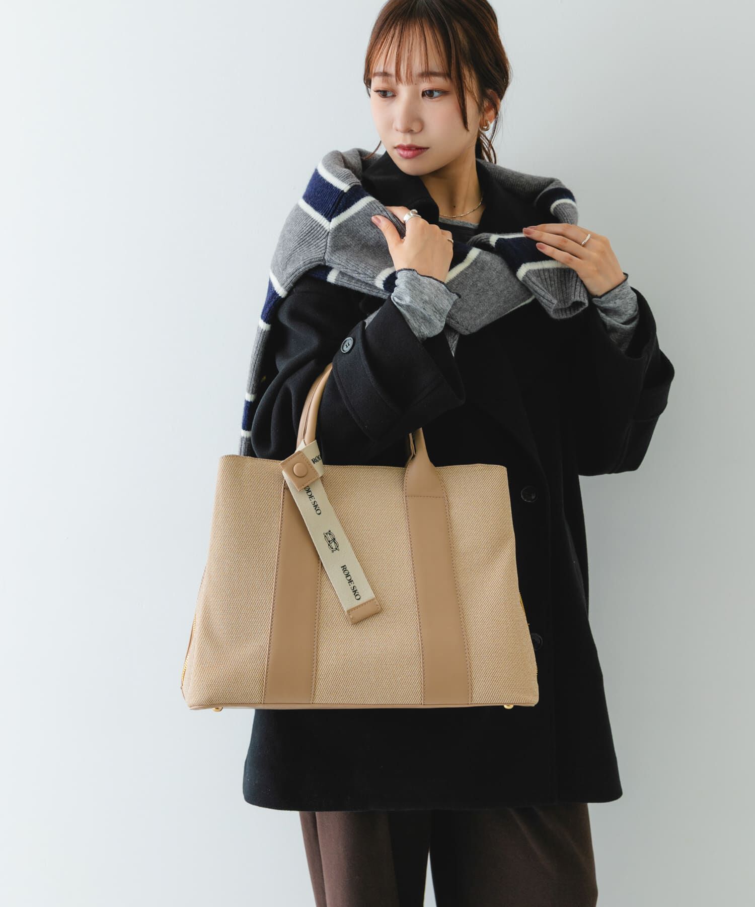 RODE SKO「『Lサイズ』ロゴリボン付A4トートバッグ」|トートバッグ|