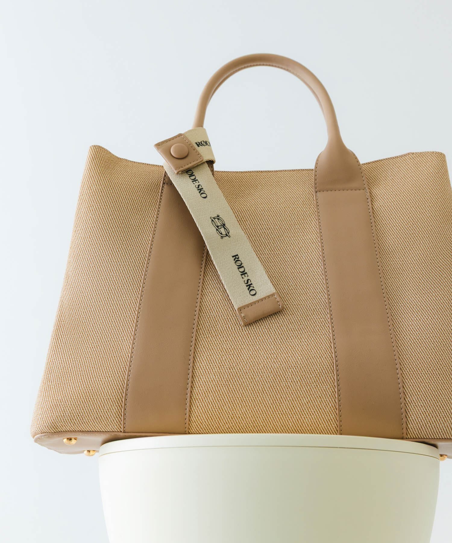 RODE SKO「『Lサイズ』ロゴリボン付A4トートバッグ」|トートバッグ|