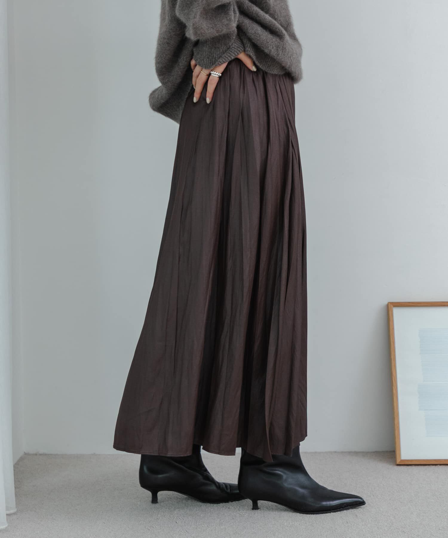 URBAN RESEARCH「チンツプリーツスカート」|スカート|