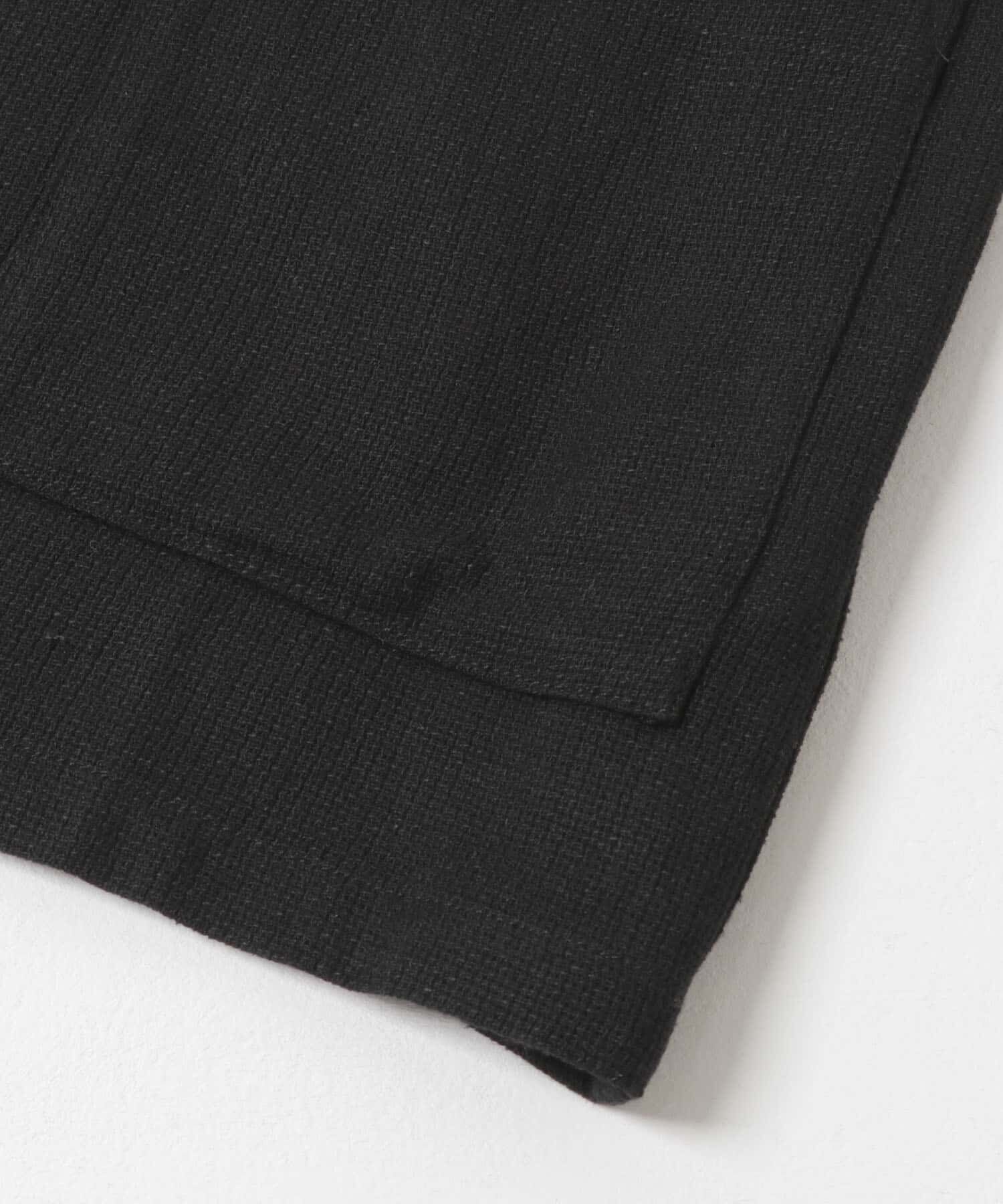 URBAN RESEARCH DOORS「ウエストドロストジャケット」|ノーカラーコート|