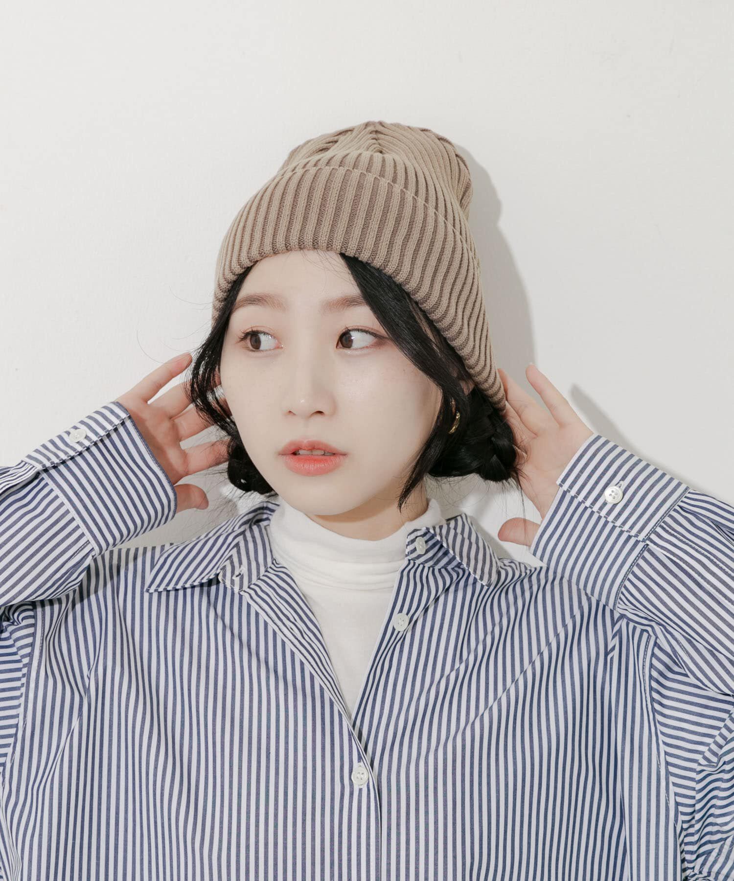 SMELLY「ウォッシュリブワッチ」|ニット帽|