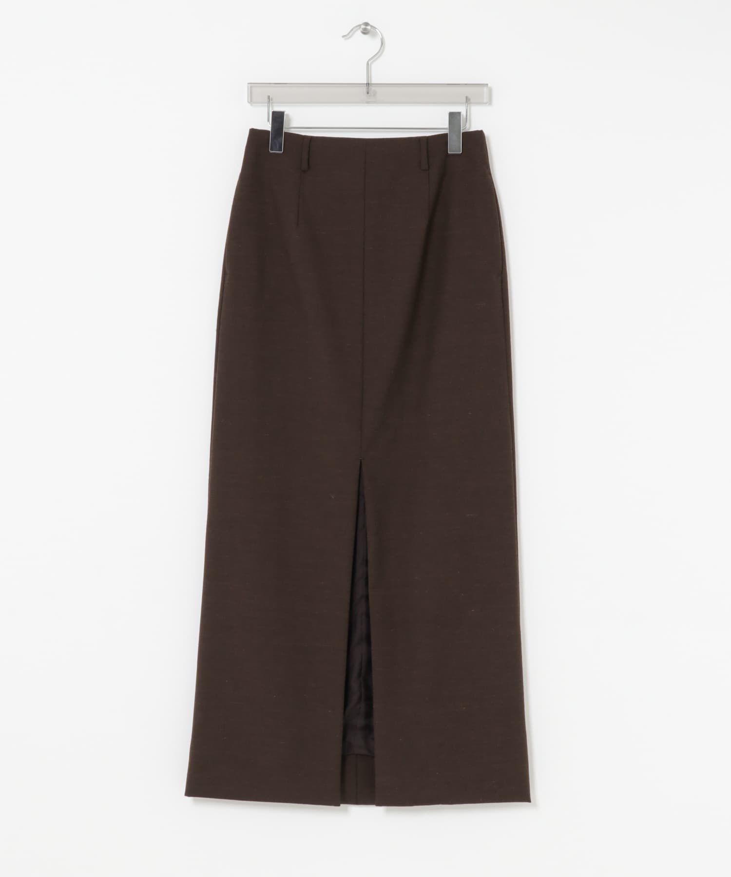 URBAN RESEARCH「new basic　BRADFORD WOOL SKIRT」|スカート|ブラウン