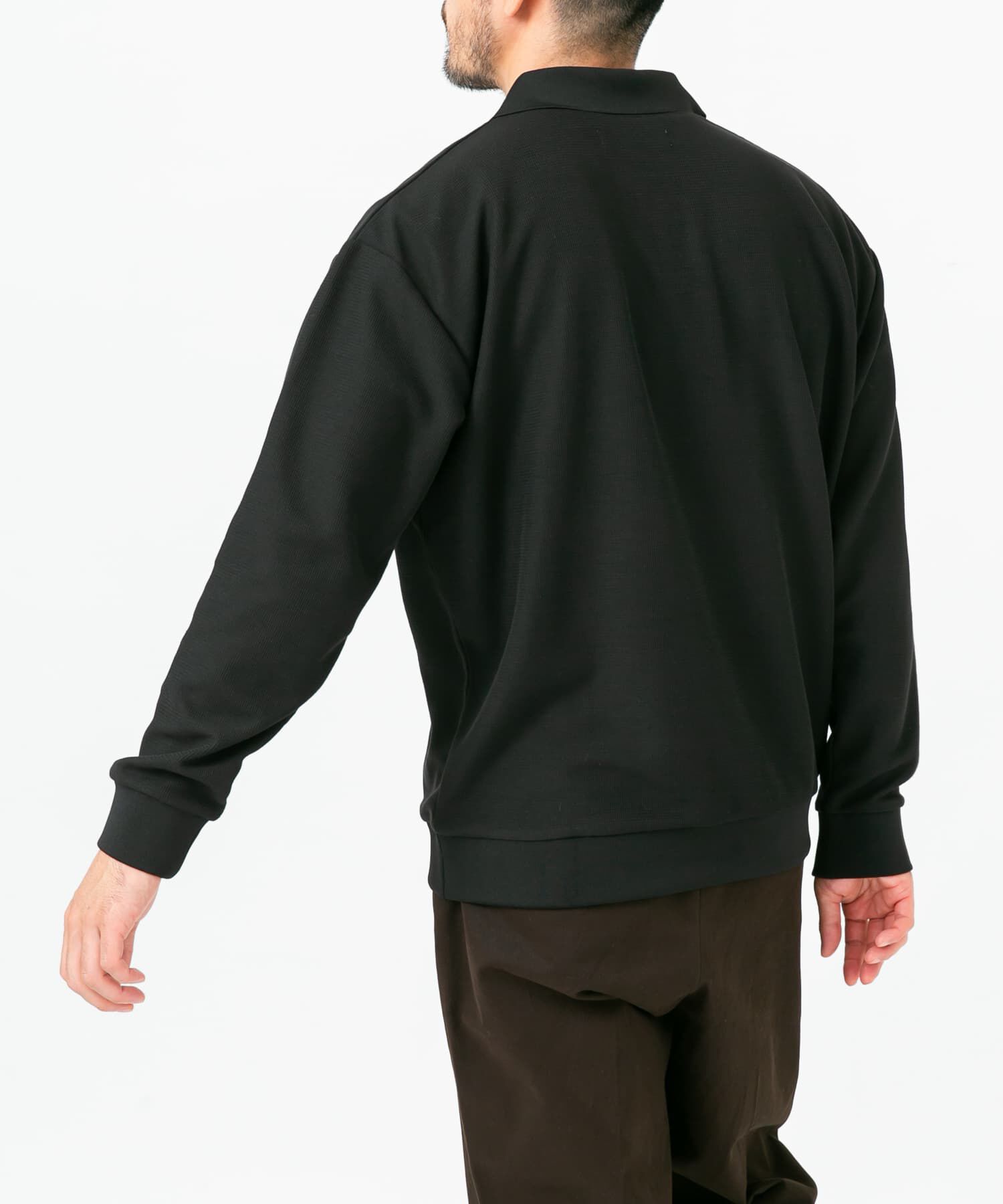 URBAN RESEARCH ROSSO「ダブルフェイスサーマルスキッパーポロシャツ」|ポロシャツ|