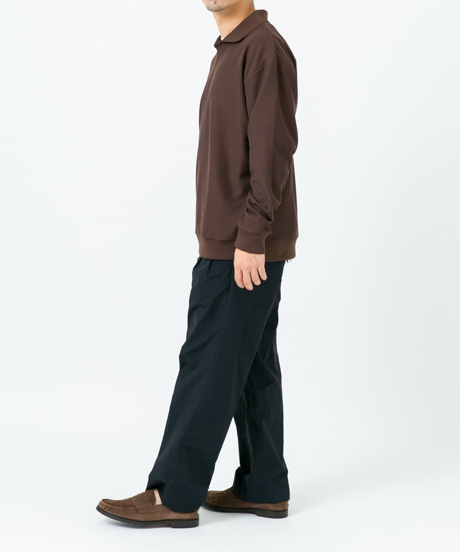 URBAN RESEARCH ROSSO「ダブルフェイスサーマルスキッパーポロシャツ」|ポロシャツ|